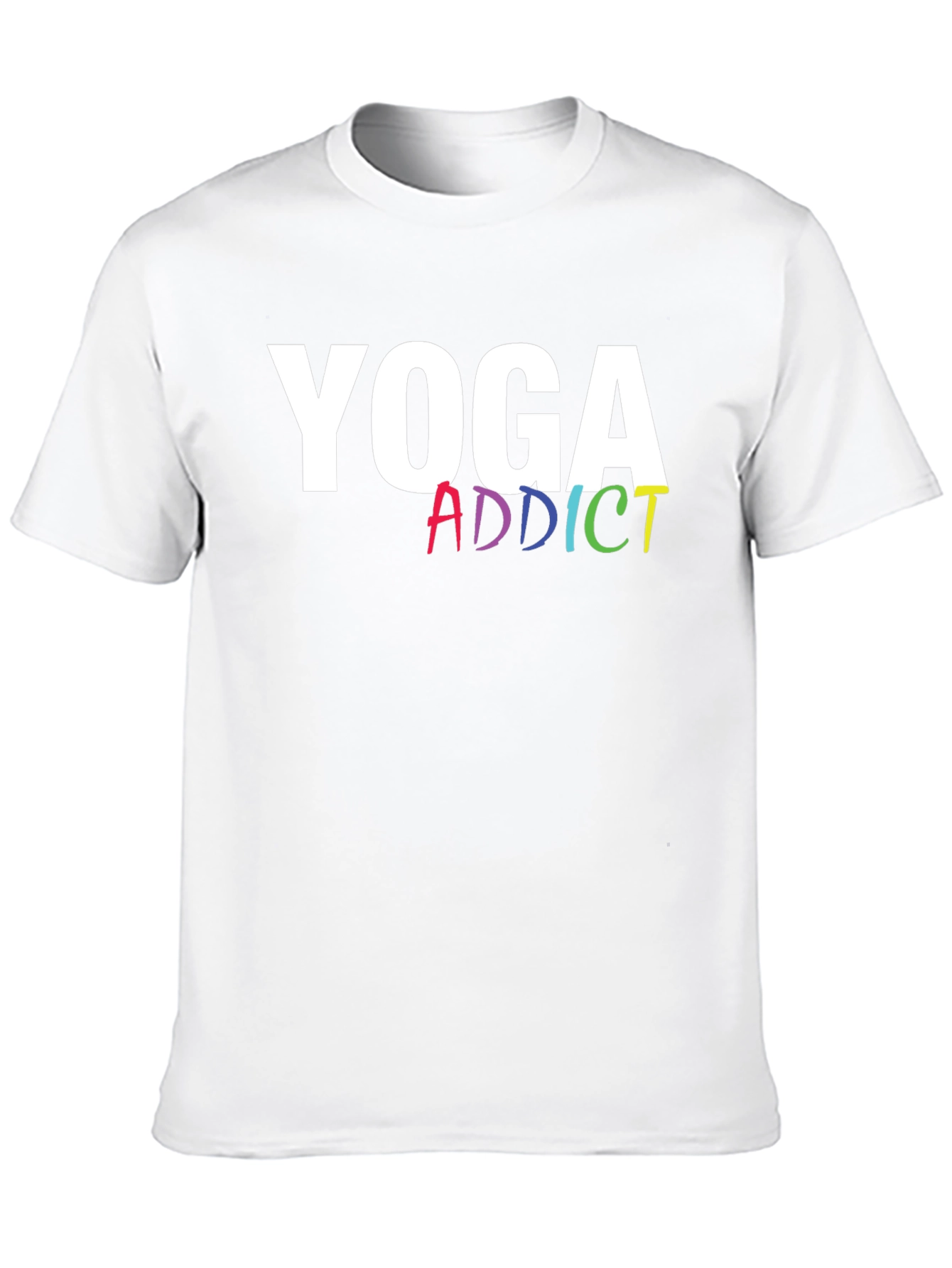 Yoga Addict Graphic Tee - Black