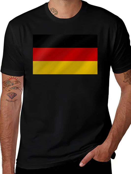Germany Flag T-Shirt - Black Cotton Tee