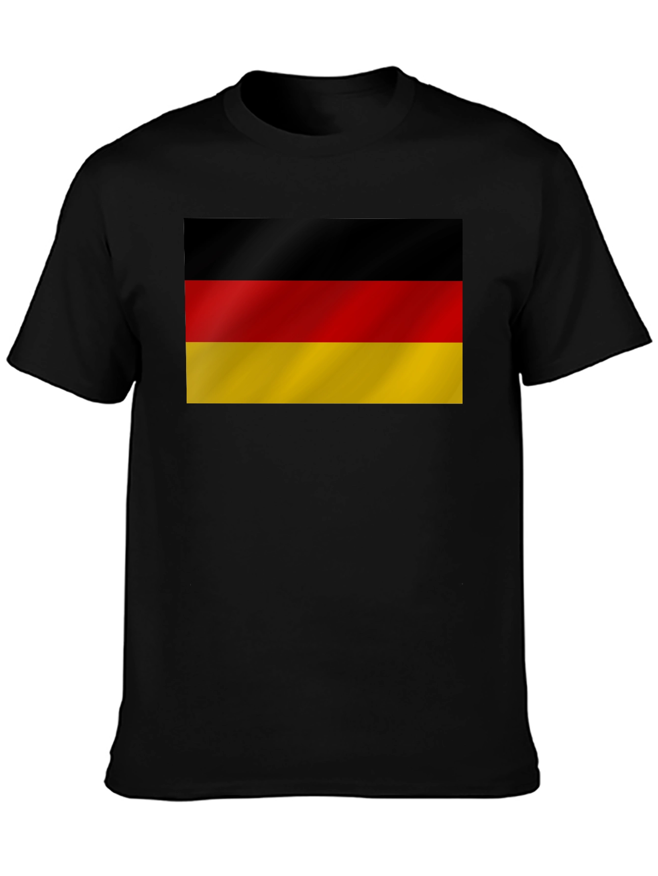 Germany Flag T-Shirt - Black Cotton Tee