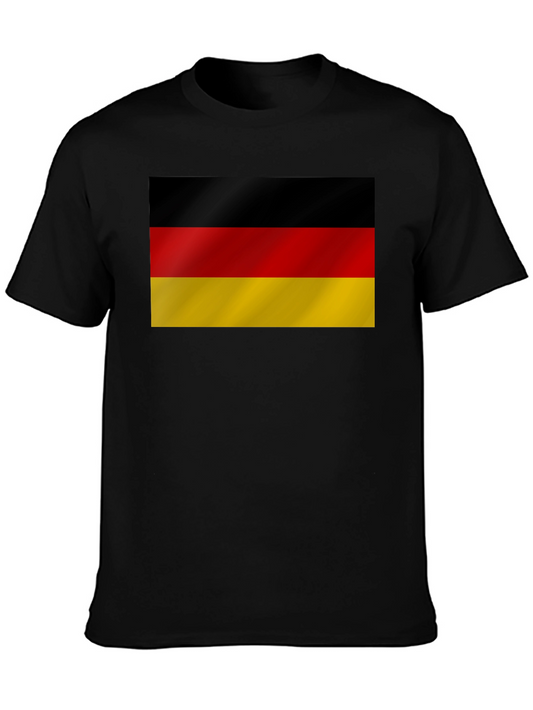Germany Flag T-Shirt - Black Cotton Tee