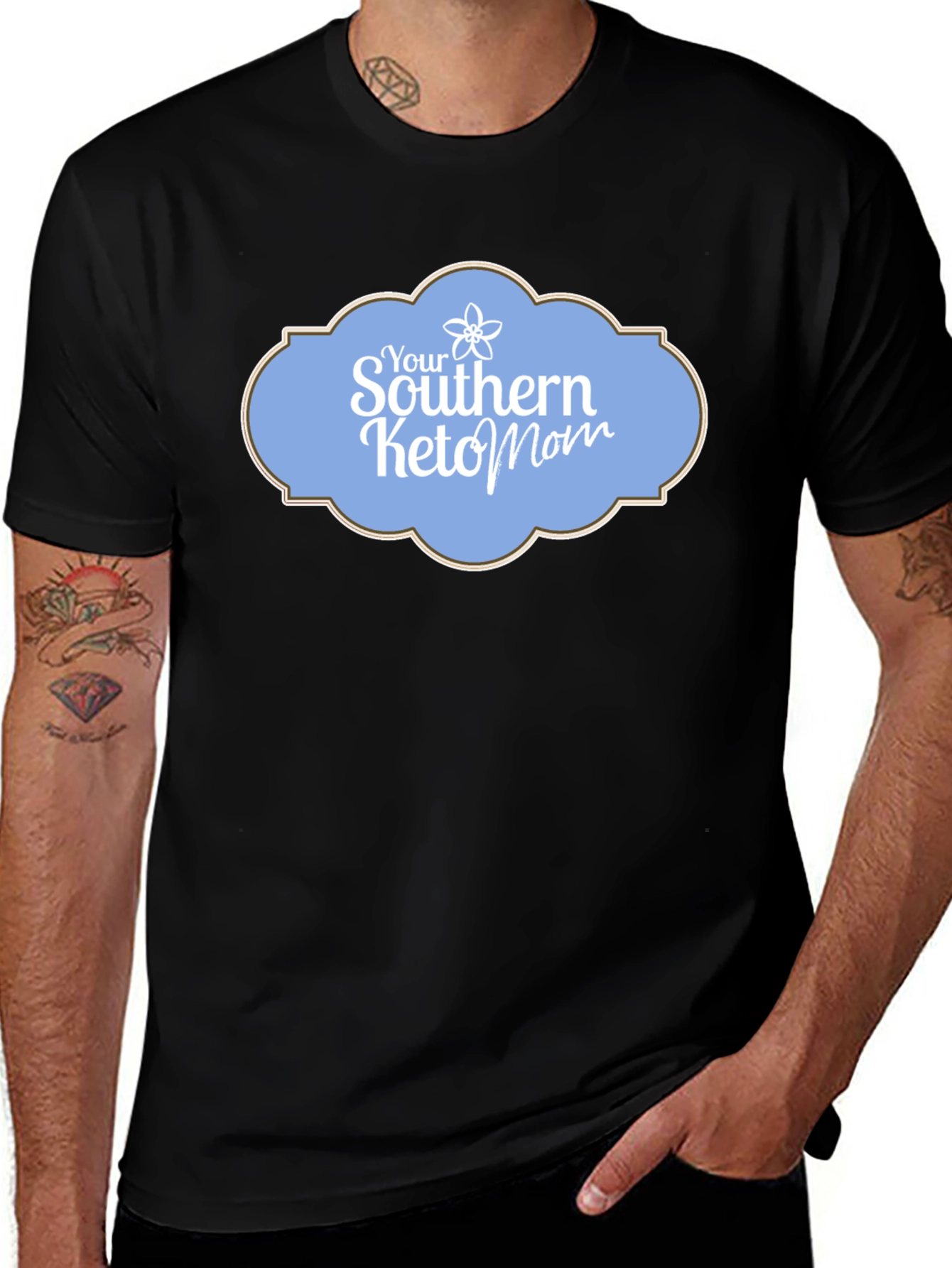 Your Southern Keto Mom Black T-Shirt