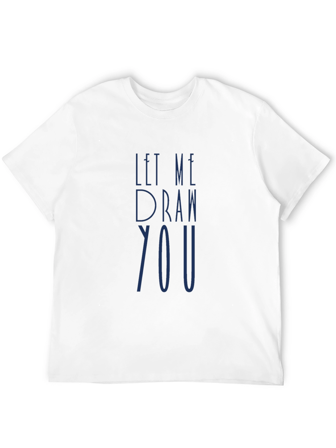 Let Me Draw You Black T-Shirt