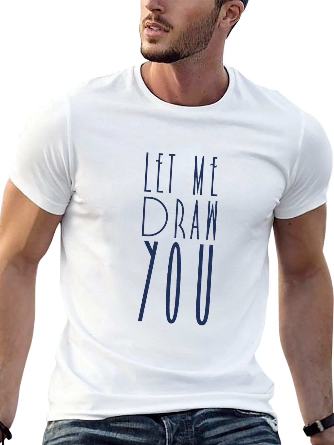 Let Me Draw You Black T-Shirt