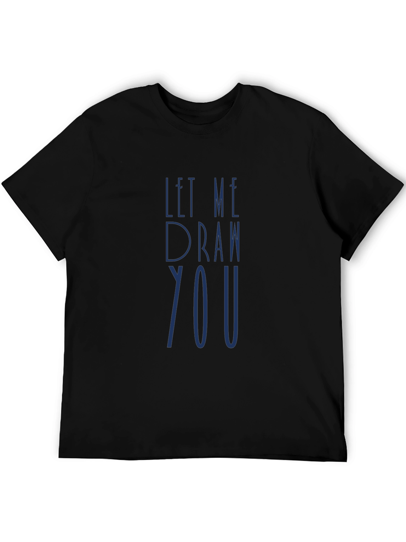 Let Me Draw You Black T-Shirt