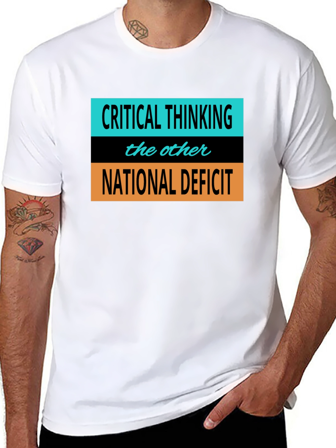 Critical Thinking T-Shirt - National Deficit Tee