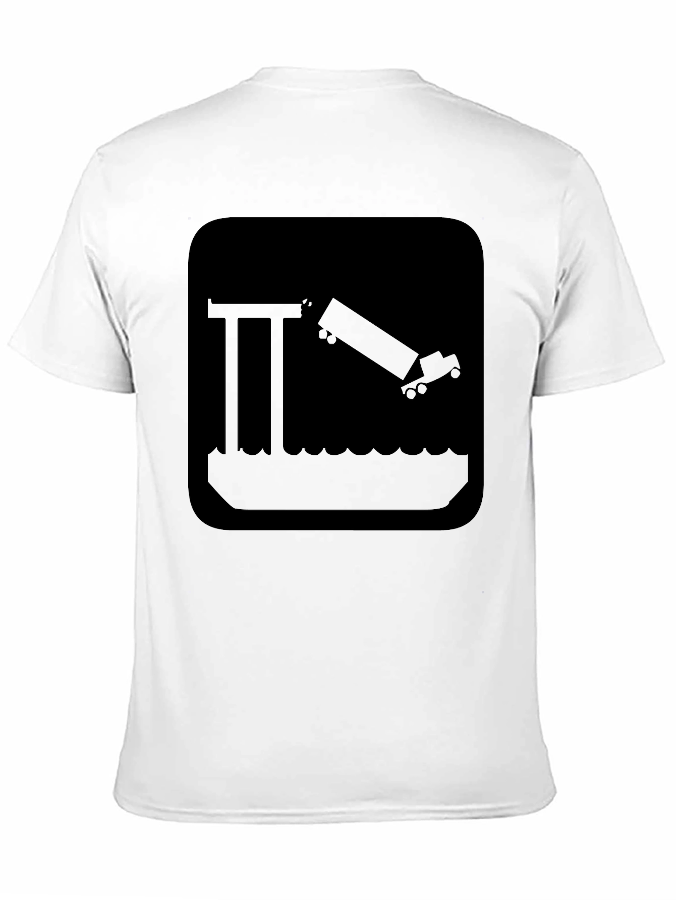 Truck into Water T-Shirt - Humorous Graphic Tee