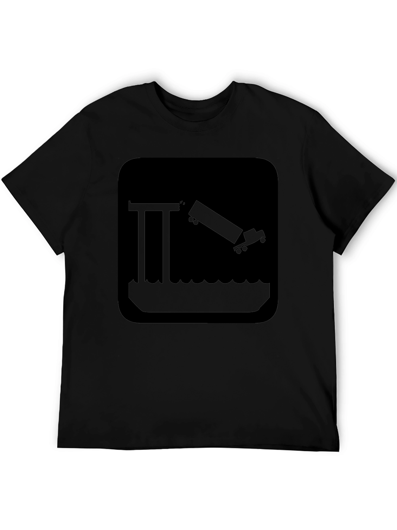 Truck into Water T-Shirt - Humorous Graphic Tee