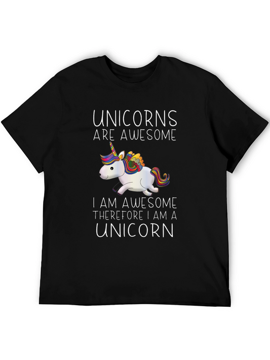 Unicorns Are Awesome Graphic T-Shirt