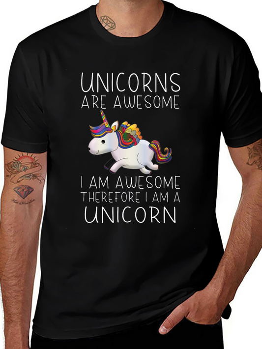 Unicorns Are Awesome Graphic T-Shirt