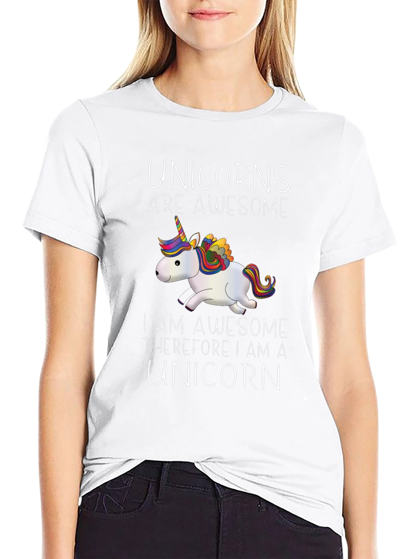 Unicorns Are Awesome Graphic T-Shirt