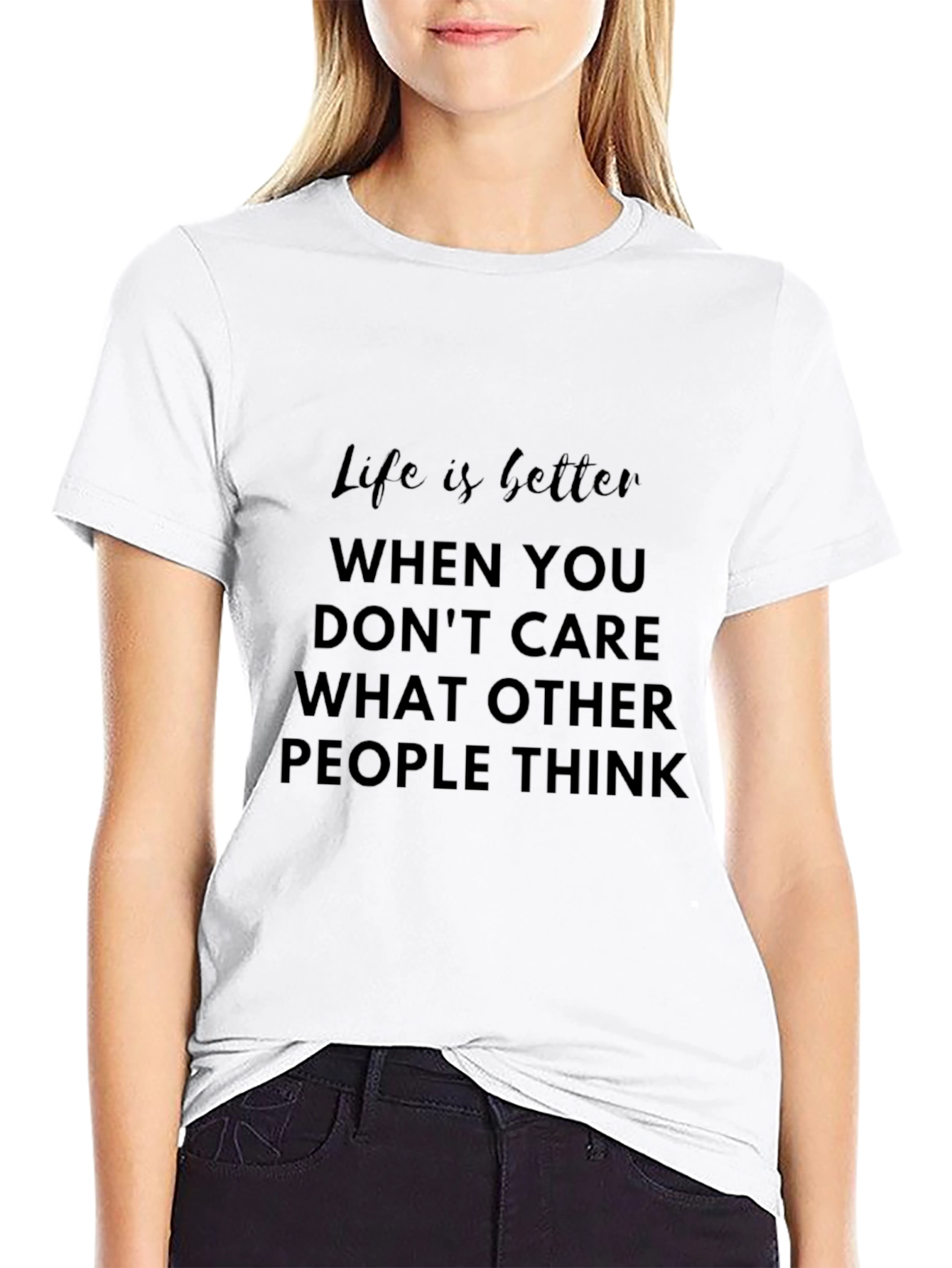 Life is Better Slogan Tee