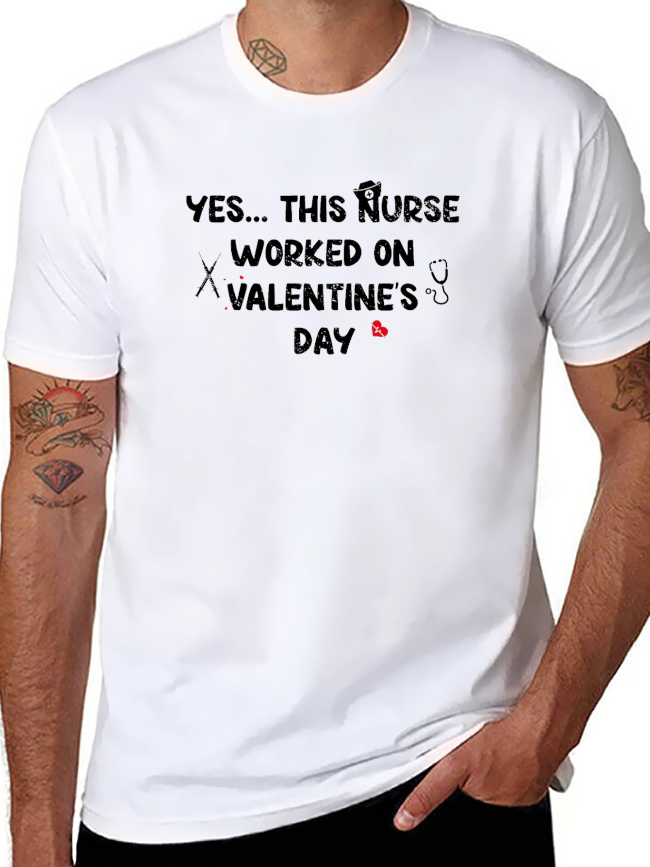 Valentines Day Nurse T-Shirt