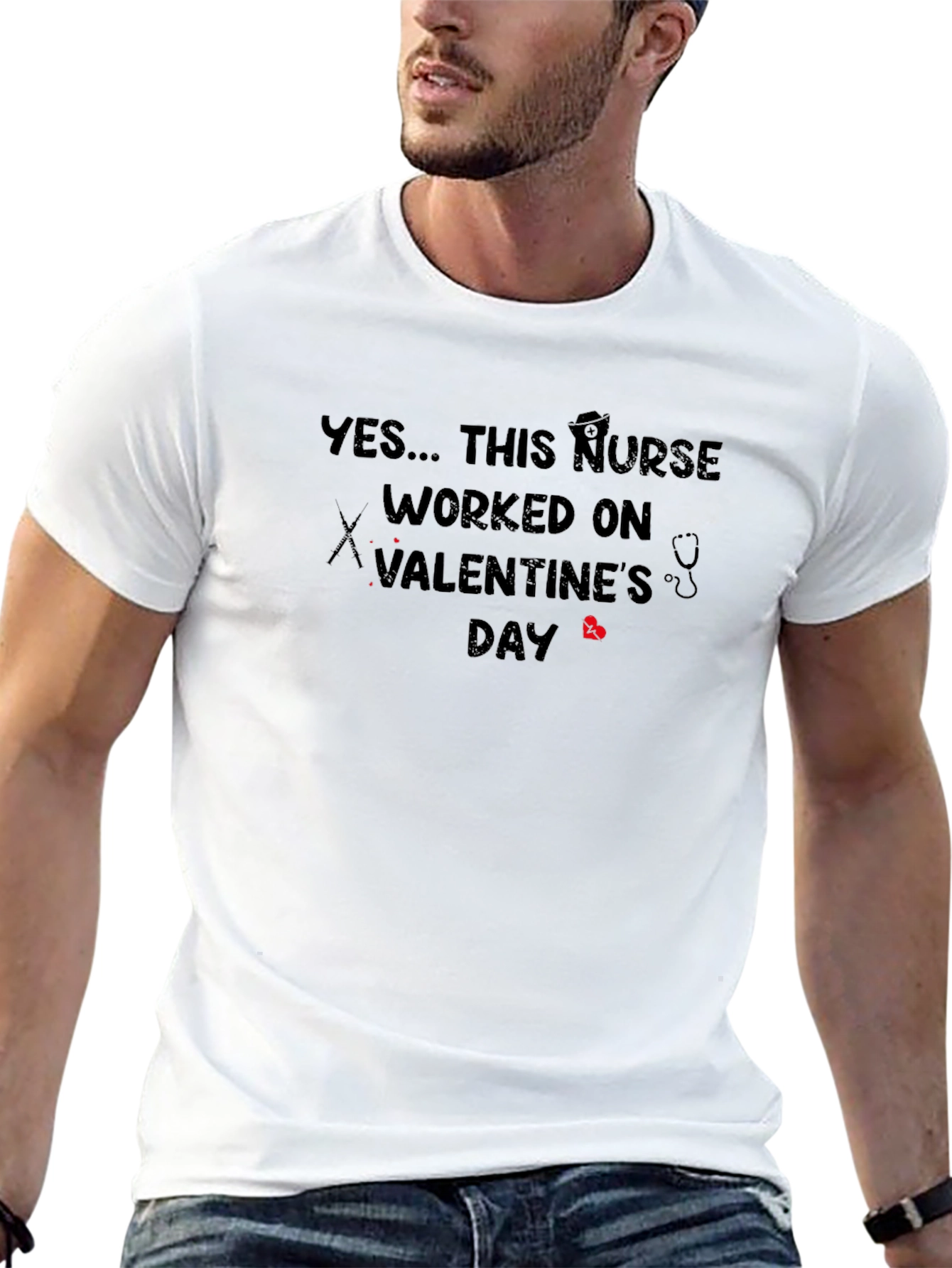 Valentines Day Nurse T-Shirt