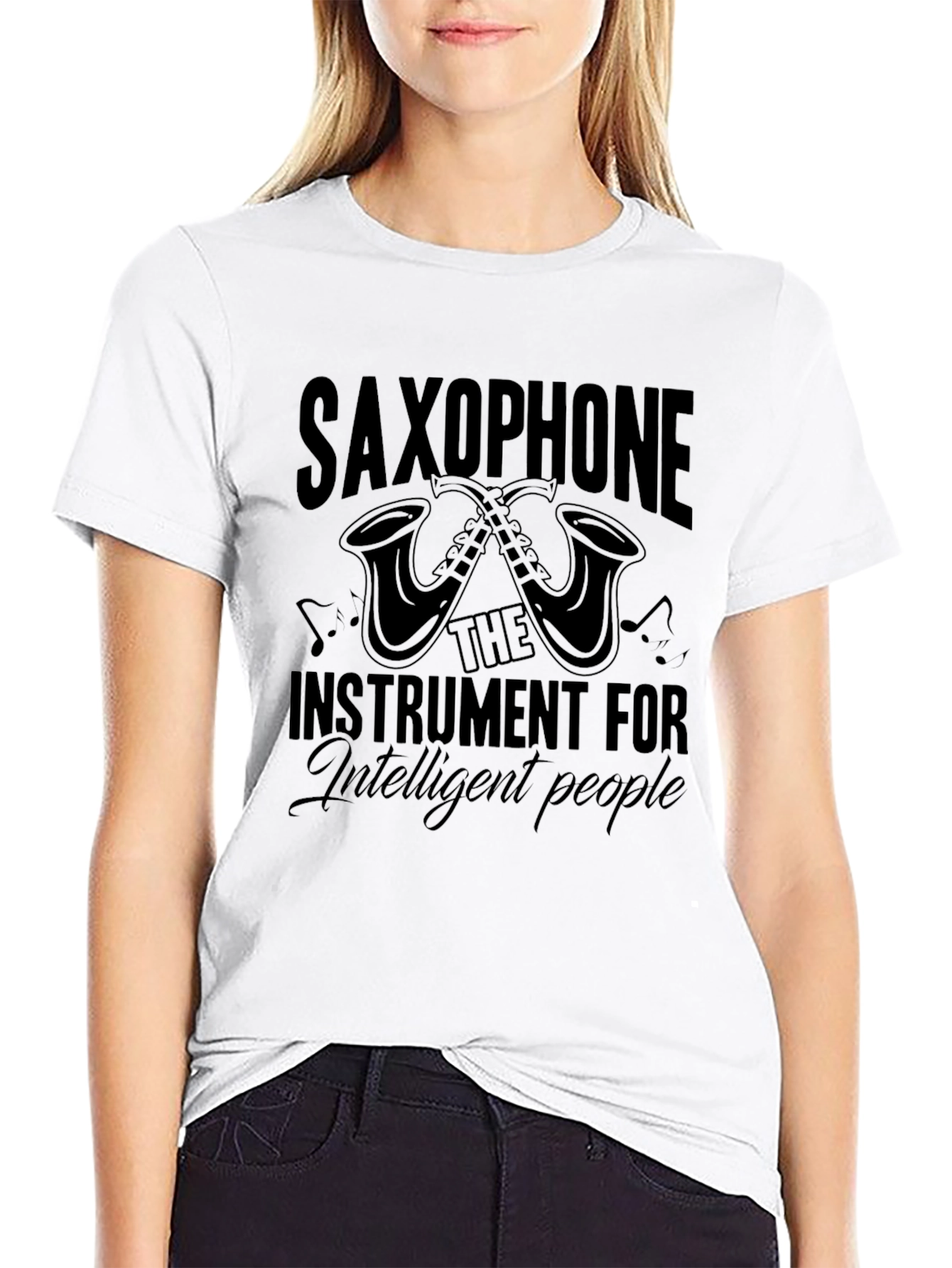 Saxophone Instrument for Intelligent People T-Shirt