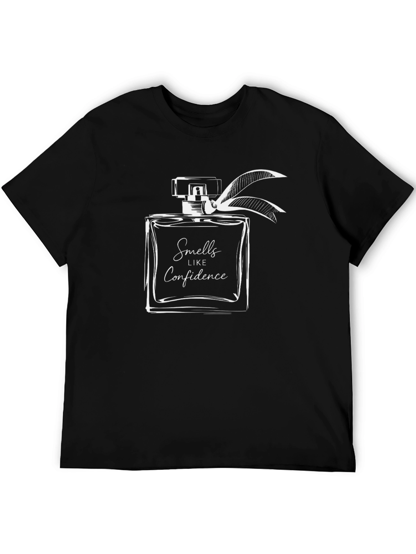 Smells Like Confidence Black Graphic Tee
