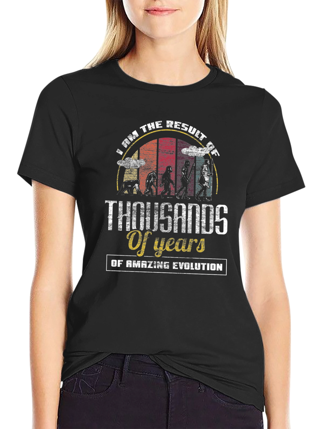 Evolution T-Shirt - Thousands of Years Design