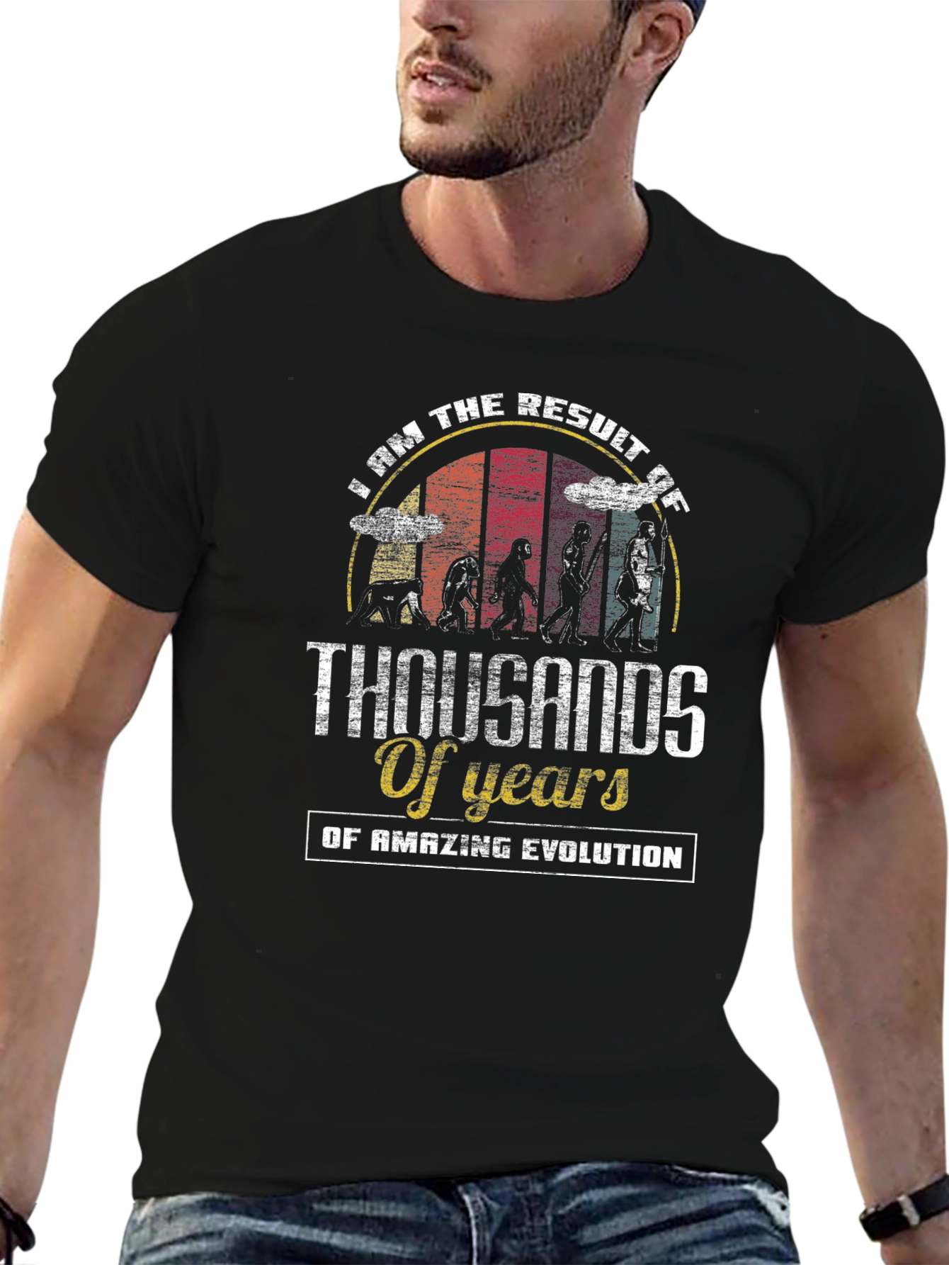 Evolution T-Shirt - Thousands of Years Design
