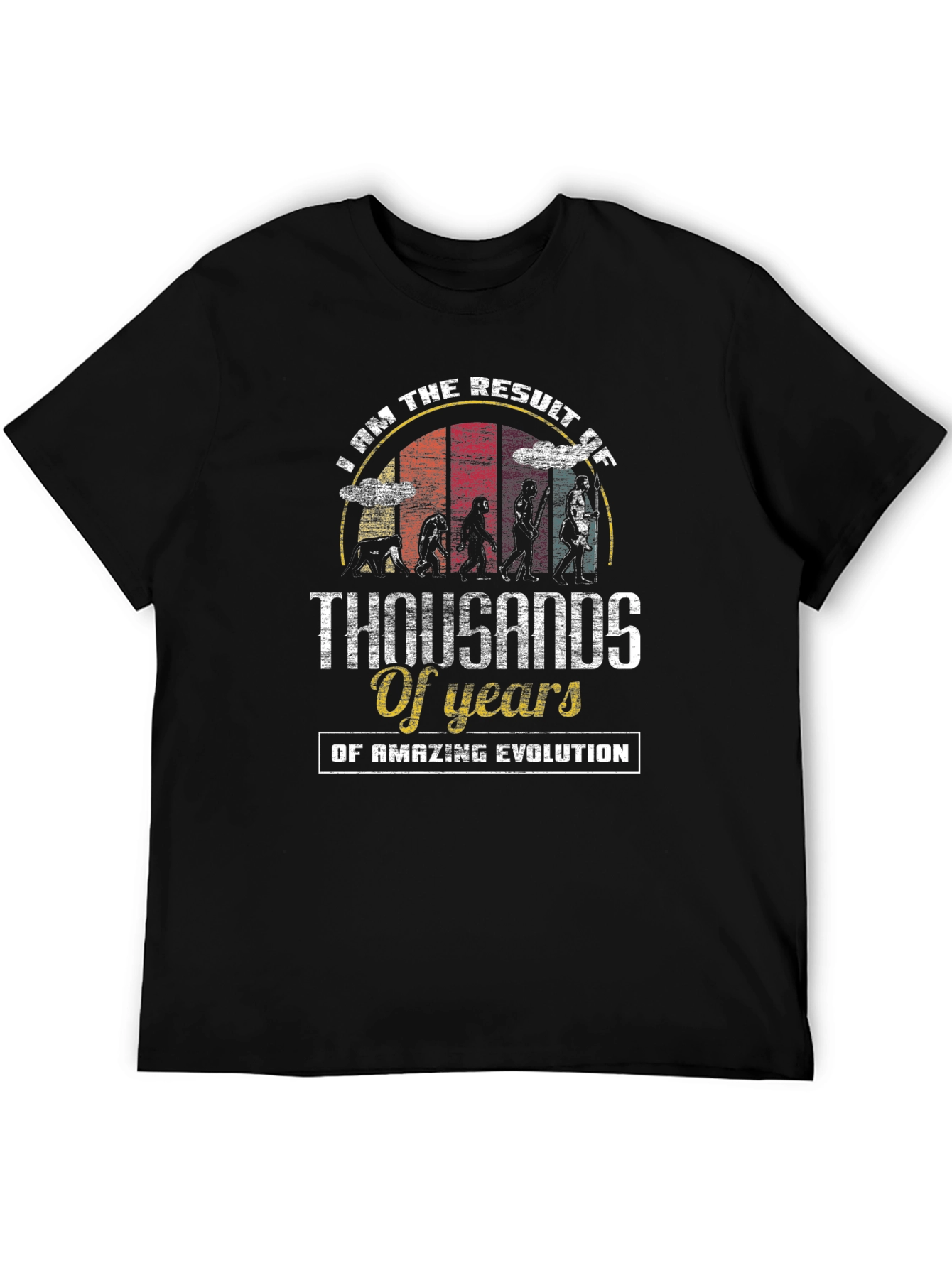 Evolution T-Shirt - Thousands of Years Design