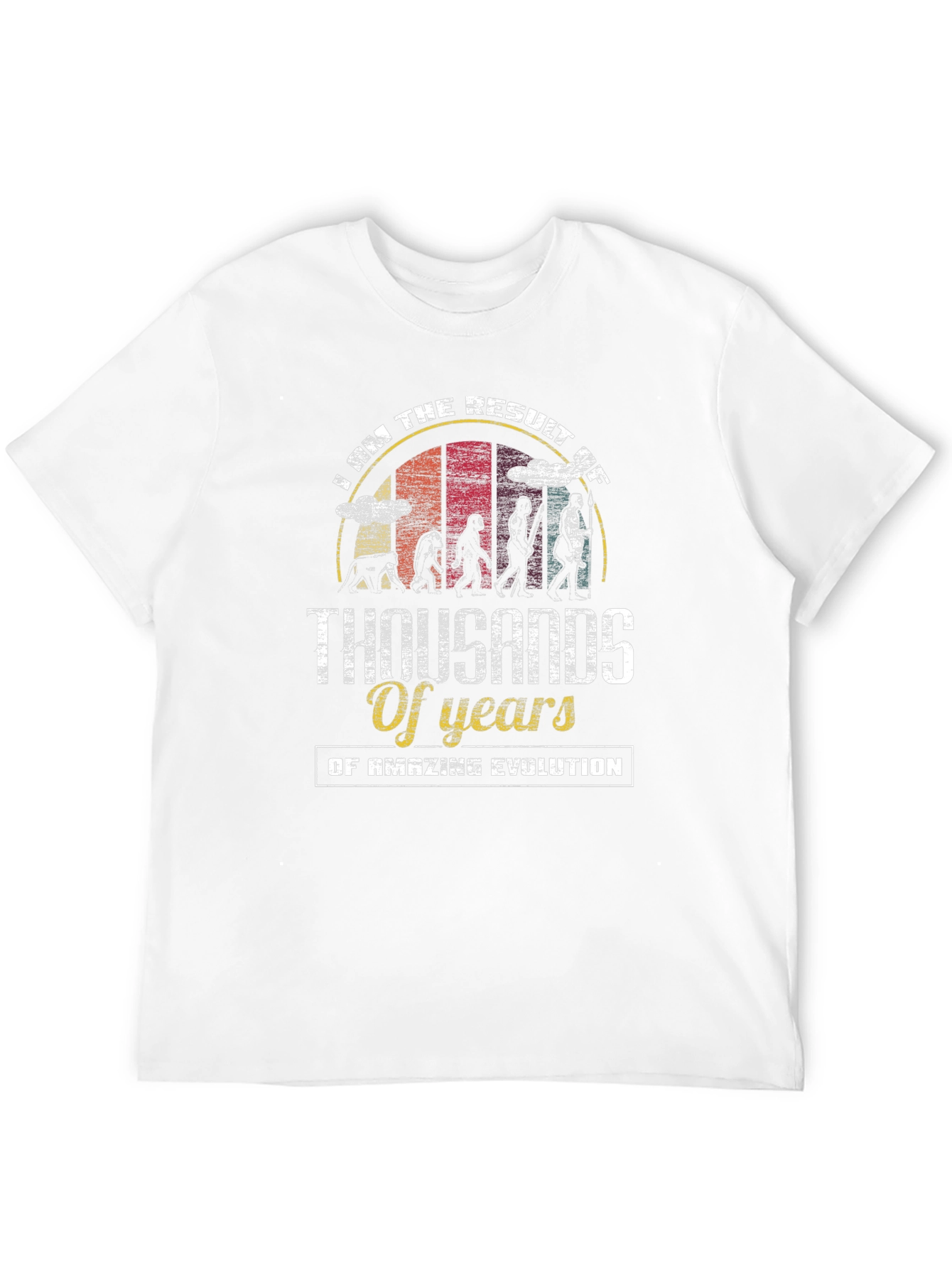 Evolution T-Shirt - Thousands of Years Design