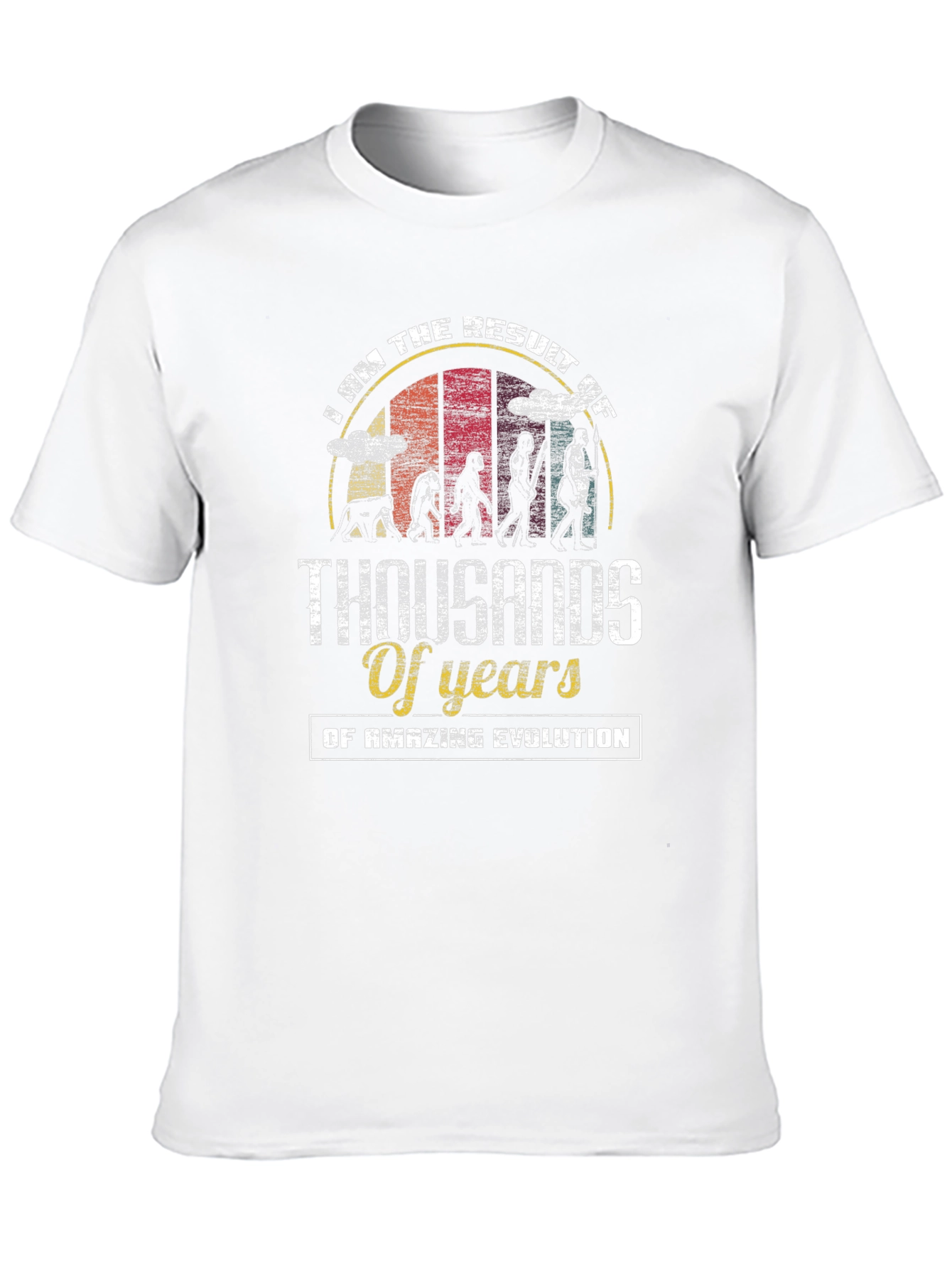Evolution T-Shirt - Thousands of Years Design