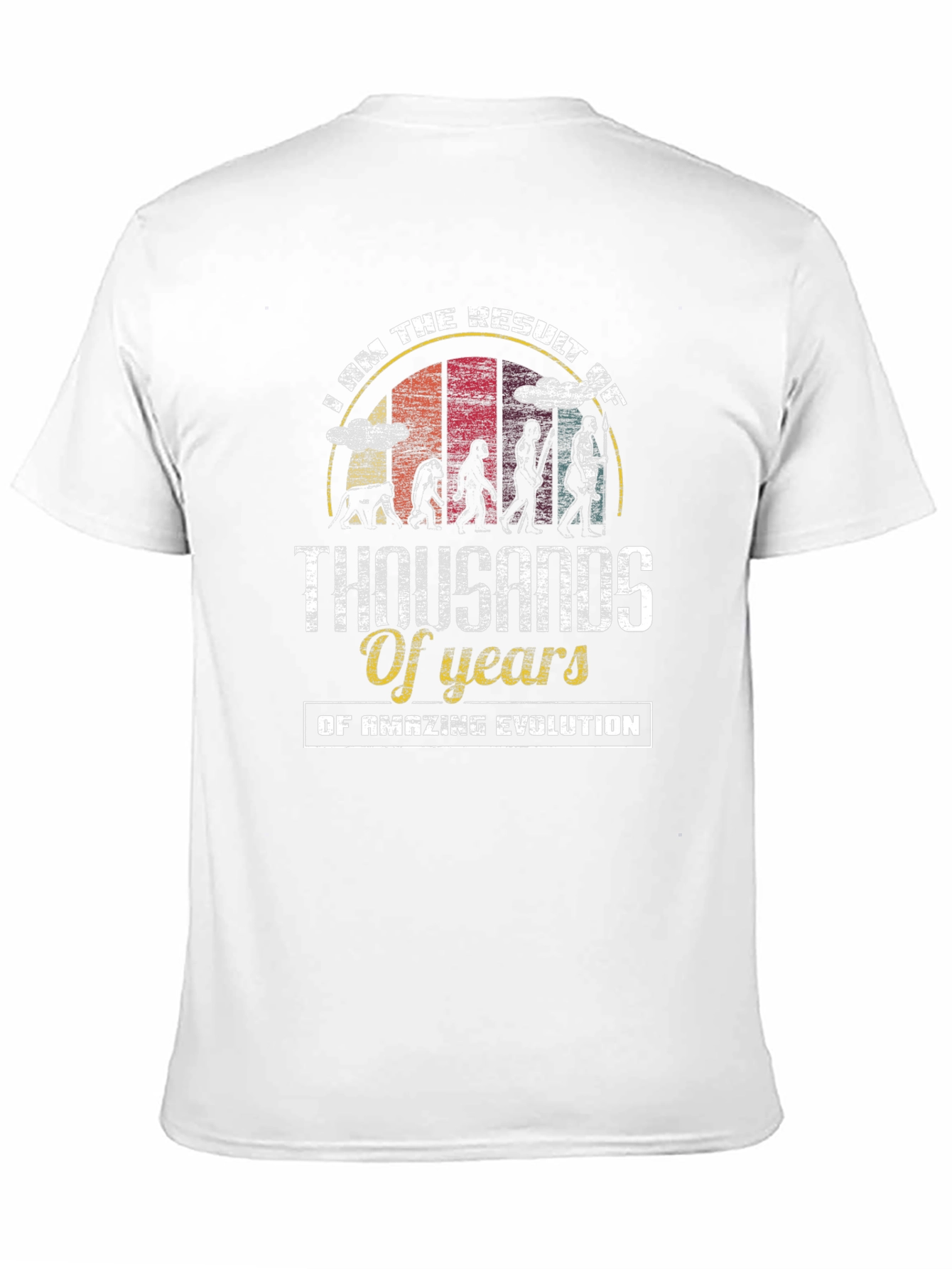 Evolution T-Shirt - Thousands of Years Design