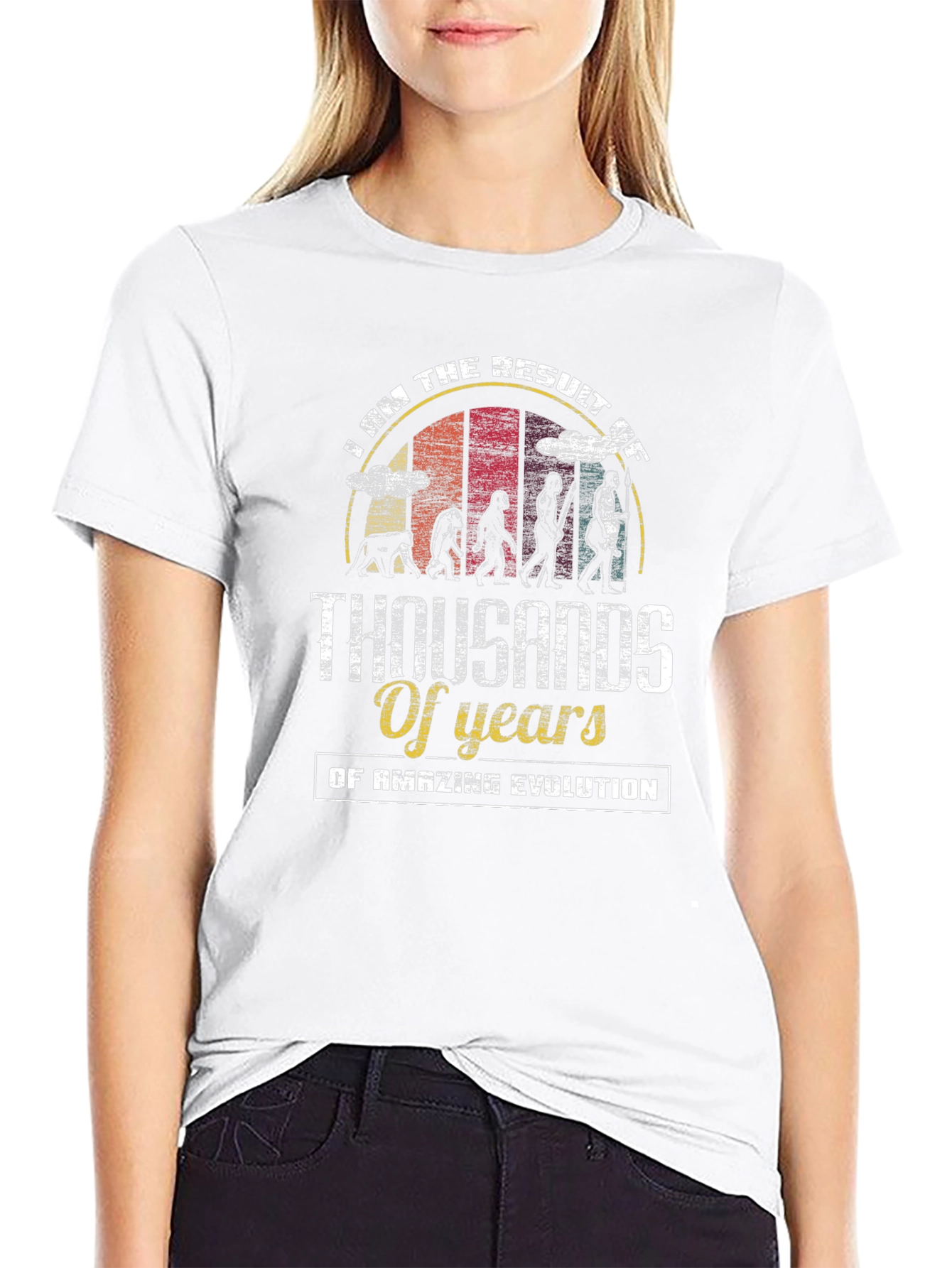 Evolution T-Shirt - Thousands of Years Design