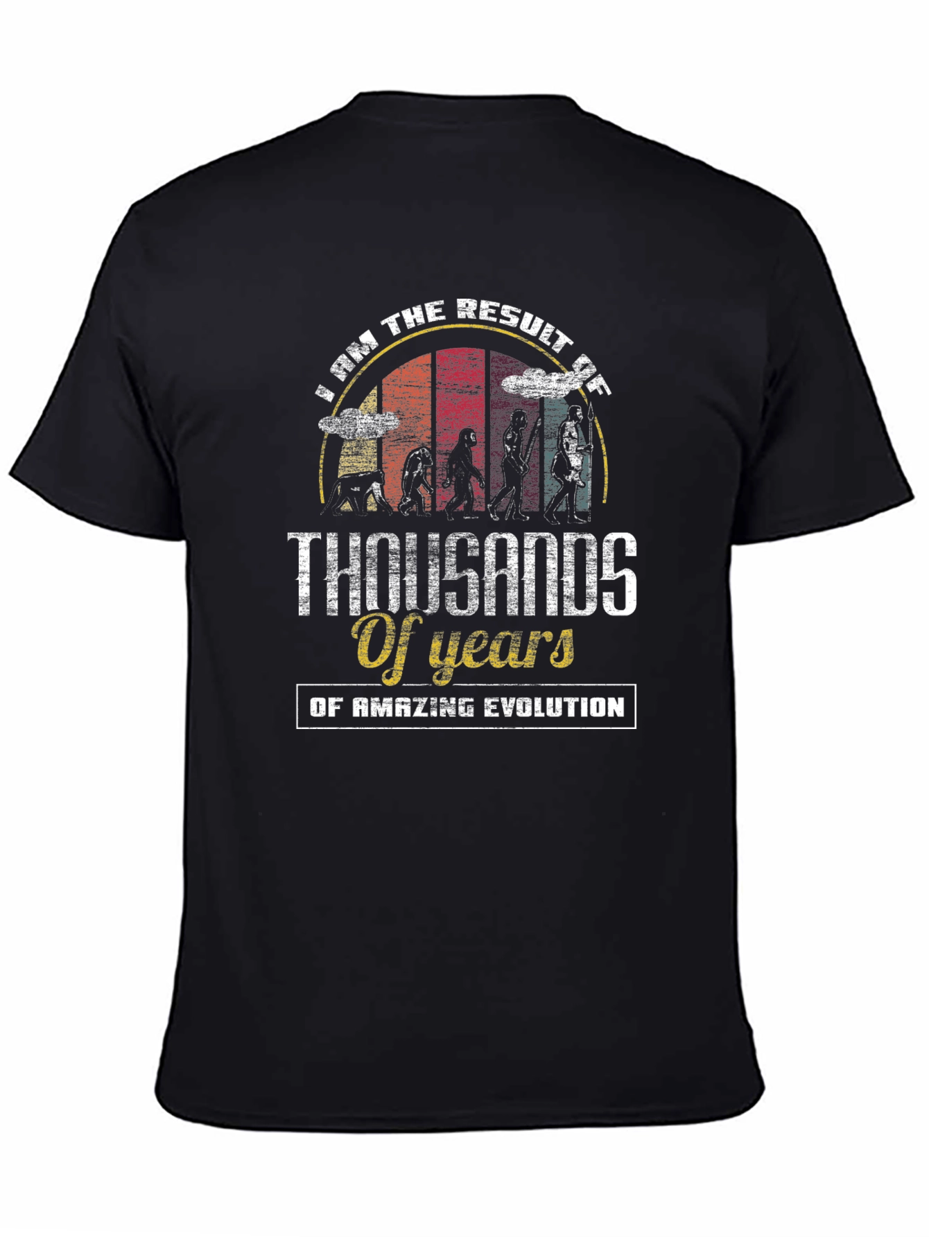 Evolution T-Shirt - Thousands of Years Design