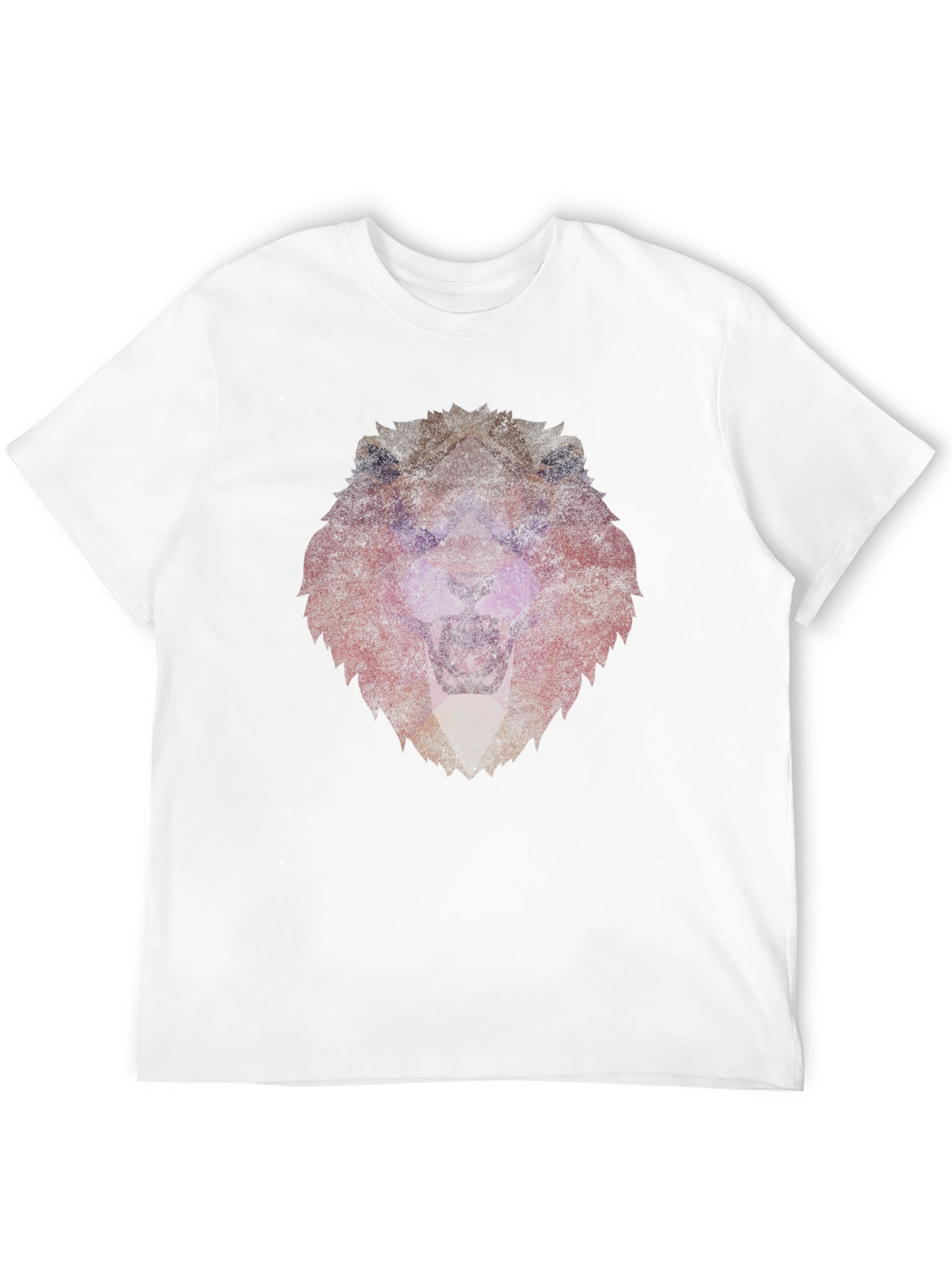 Lion Graphic Print Black Tee
