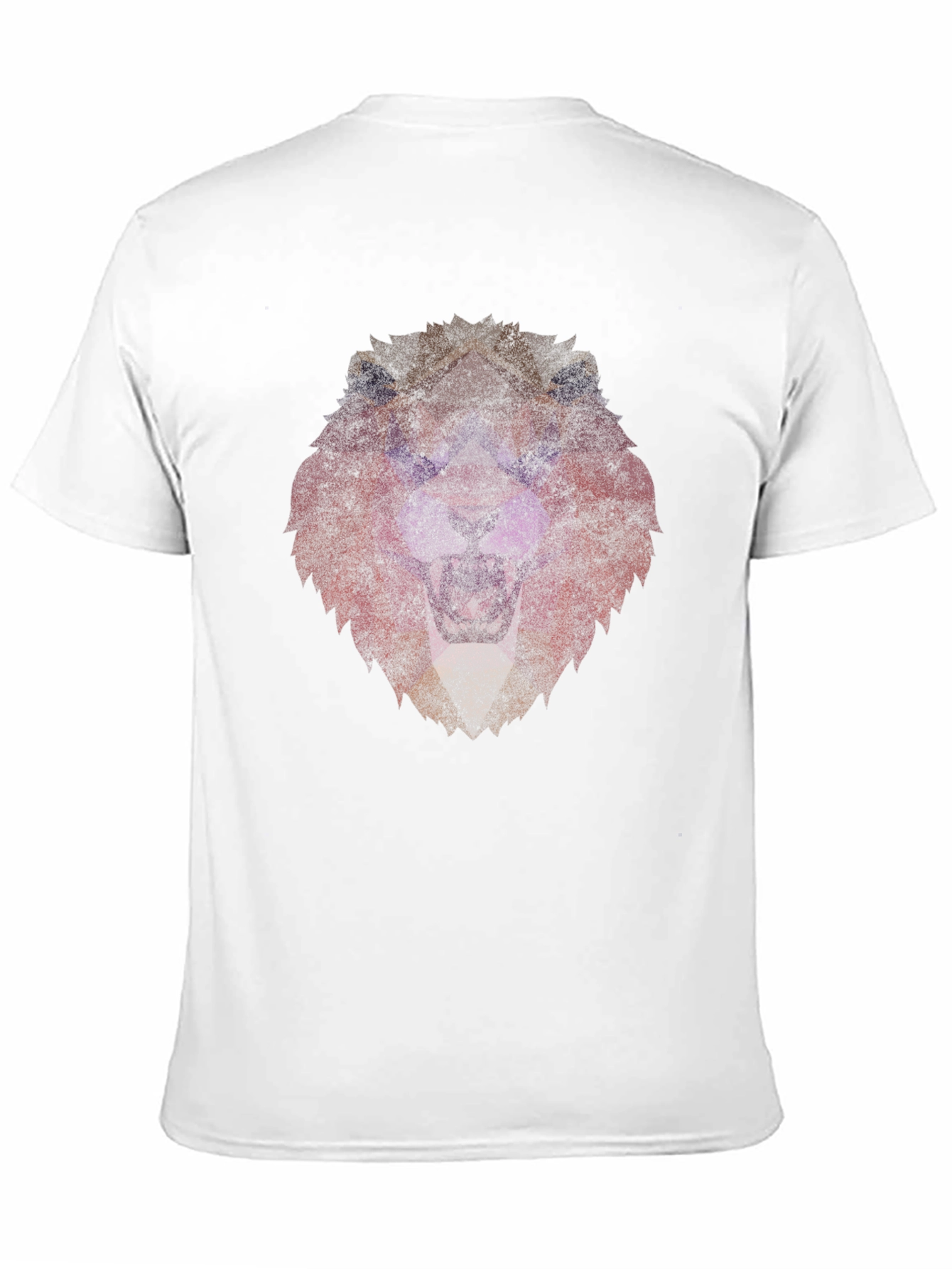 Lion Graphic Print Black Tee