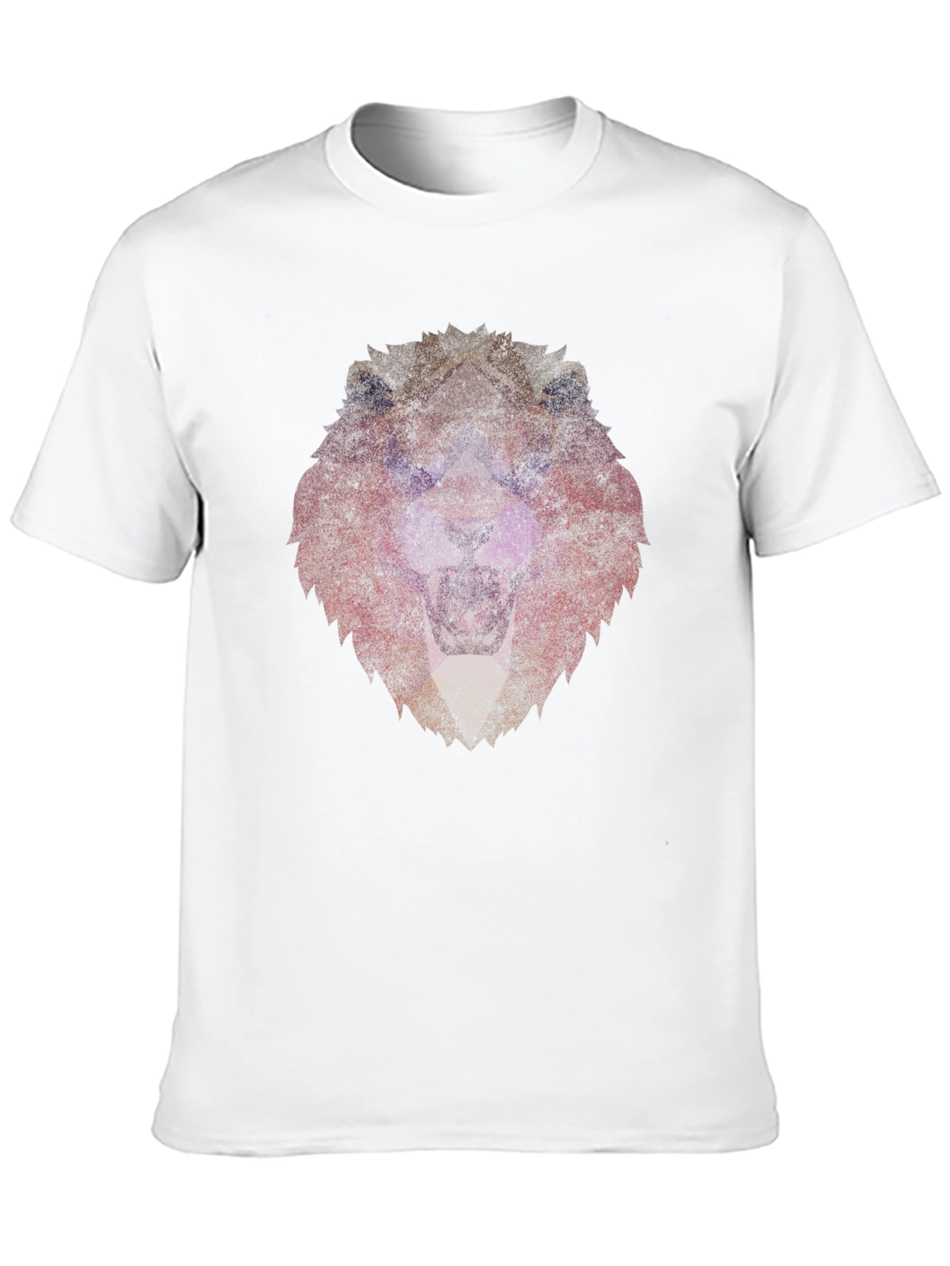 Lion Graphic Print Black Tee