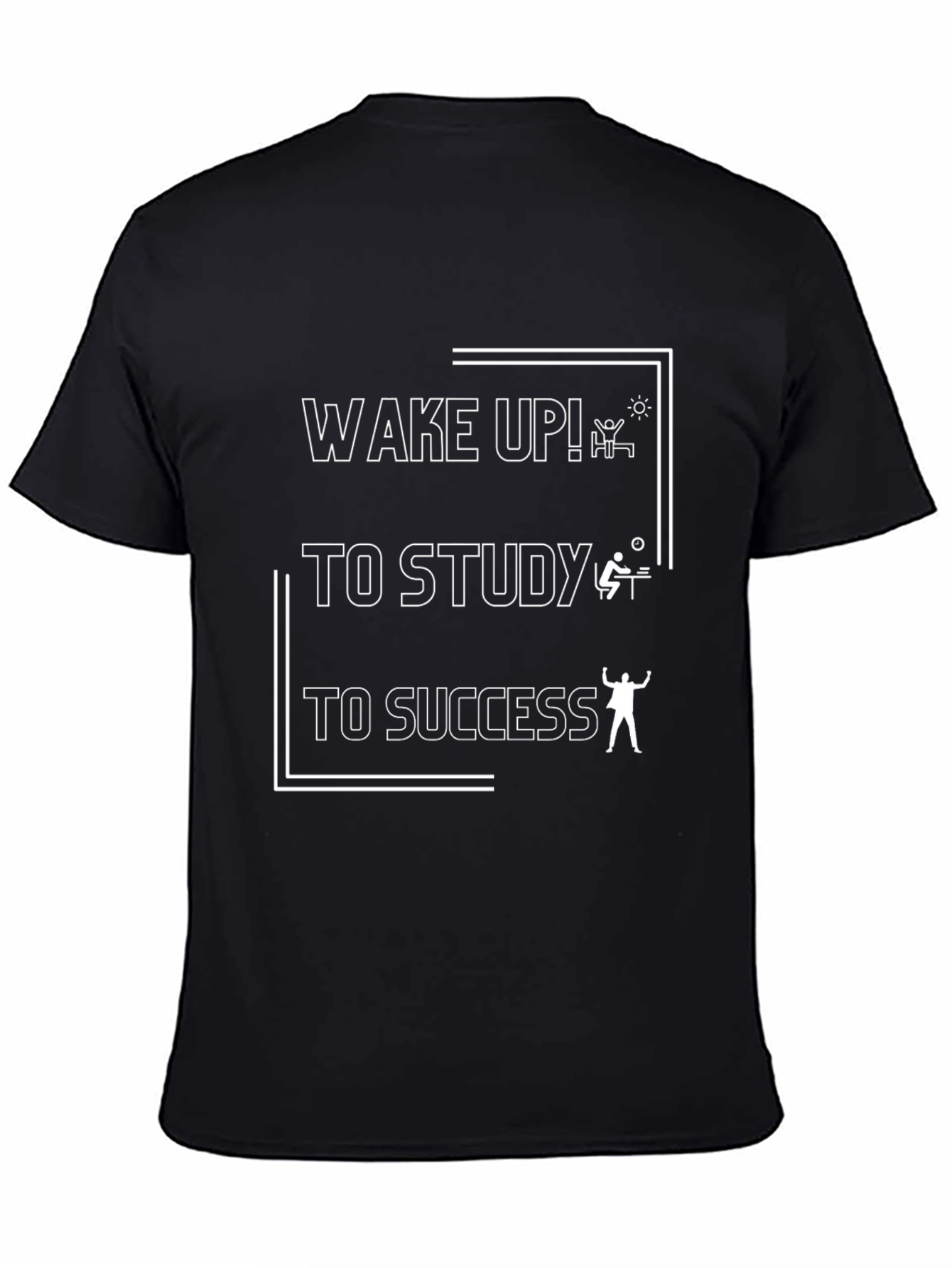 Study For Success Black T-Shirt