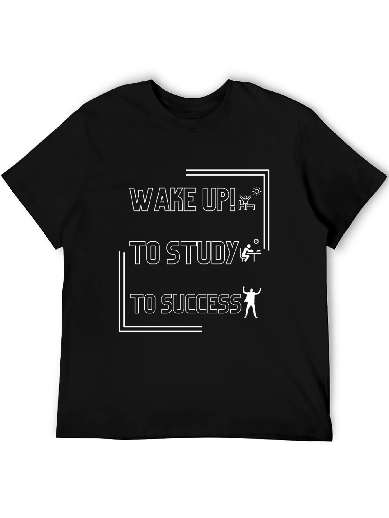 Study For Success Black T-Shirt