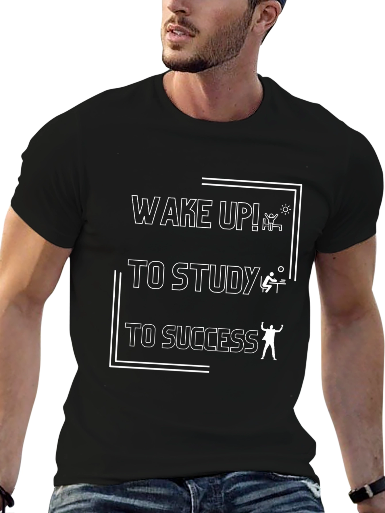 Study For Success Black T-Shirt