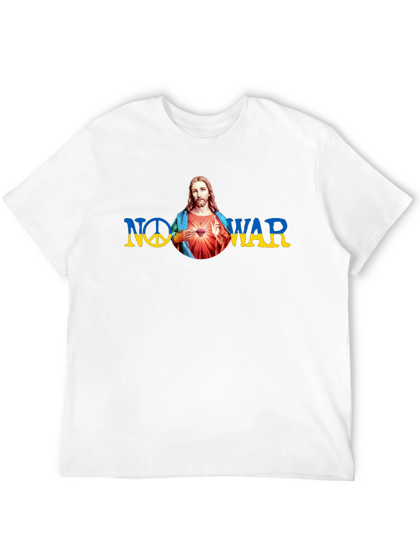 Peaceful Protest T-Shirt: No War Jesus Design