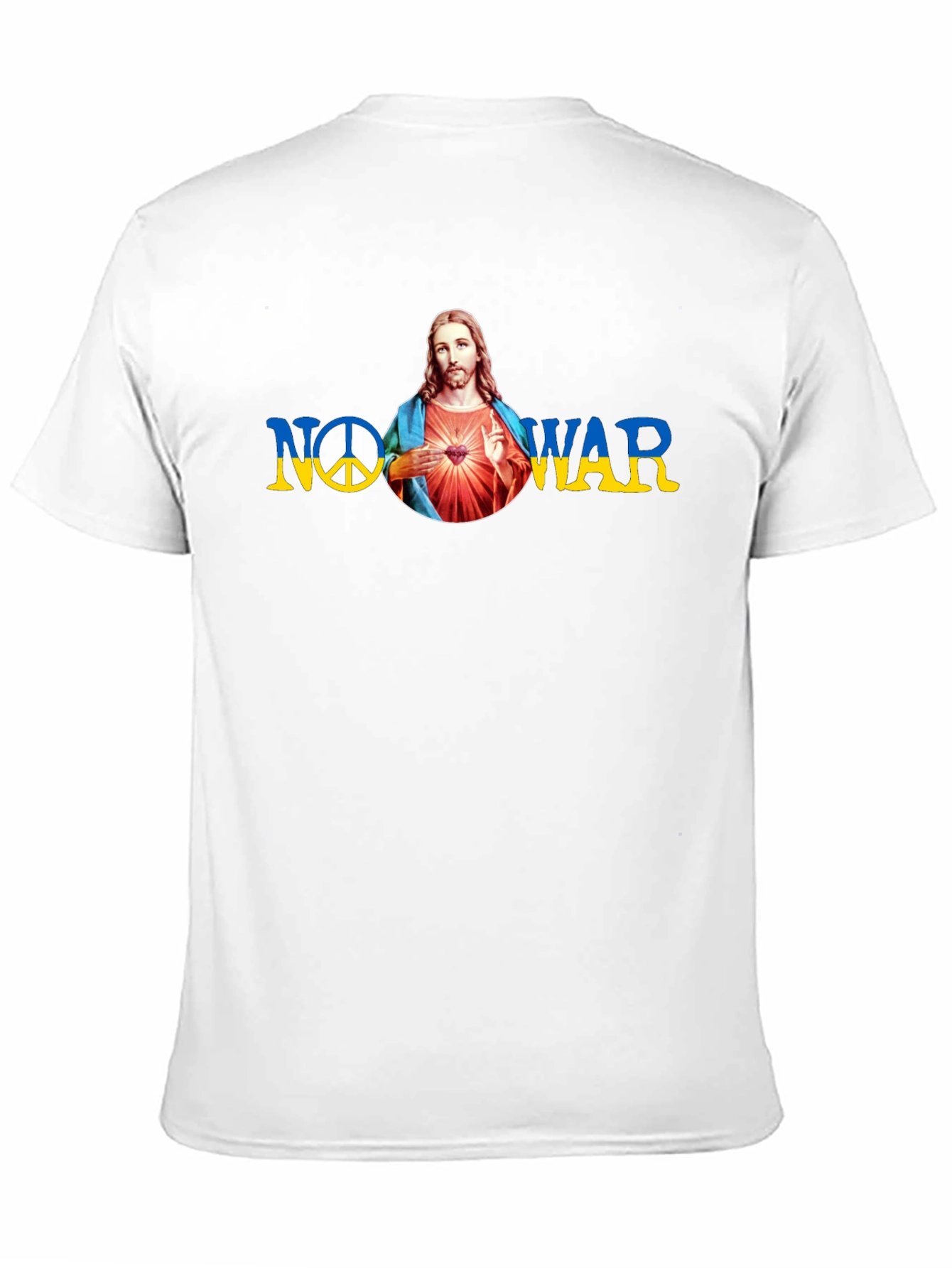 Peaceful Protest T-Shirt: No War Jesus Design