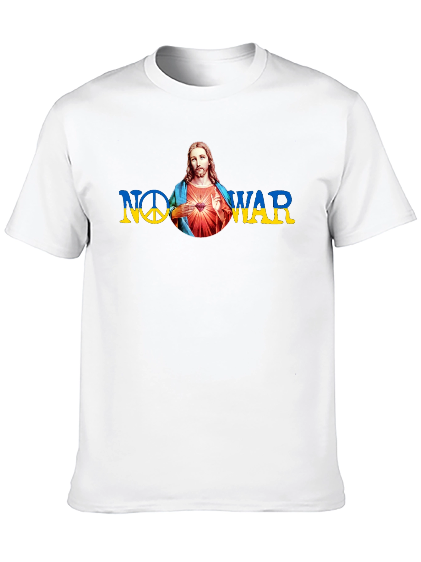 Peaceful Protest T-Shirt: No War Jesus Design