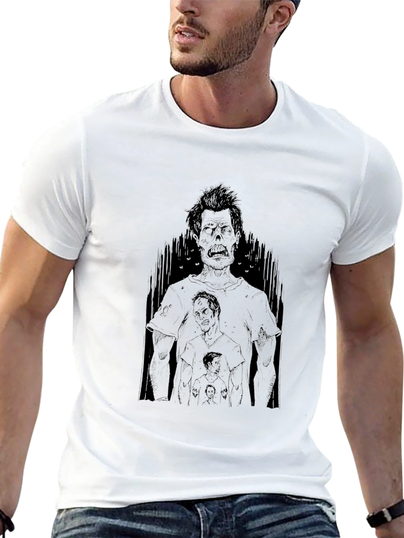 Black Zombie Recursive T-Shirt