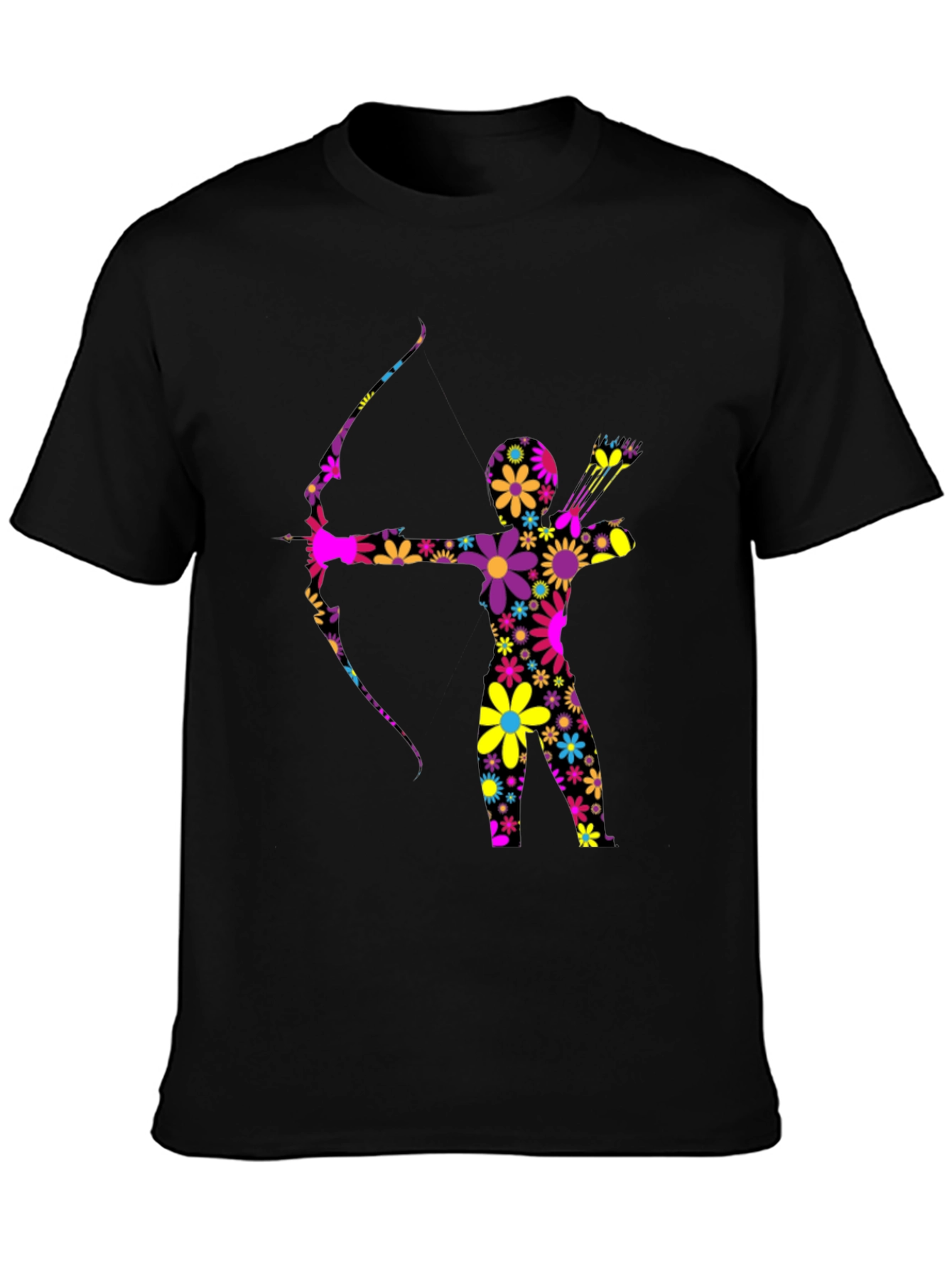 Floral Archer T-Shirt - Mens Graphic Tee