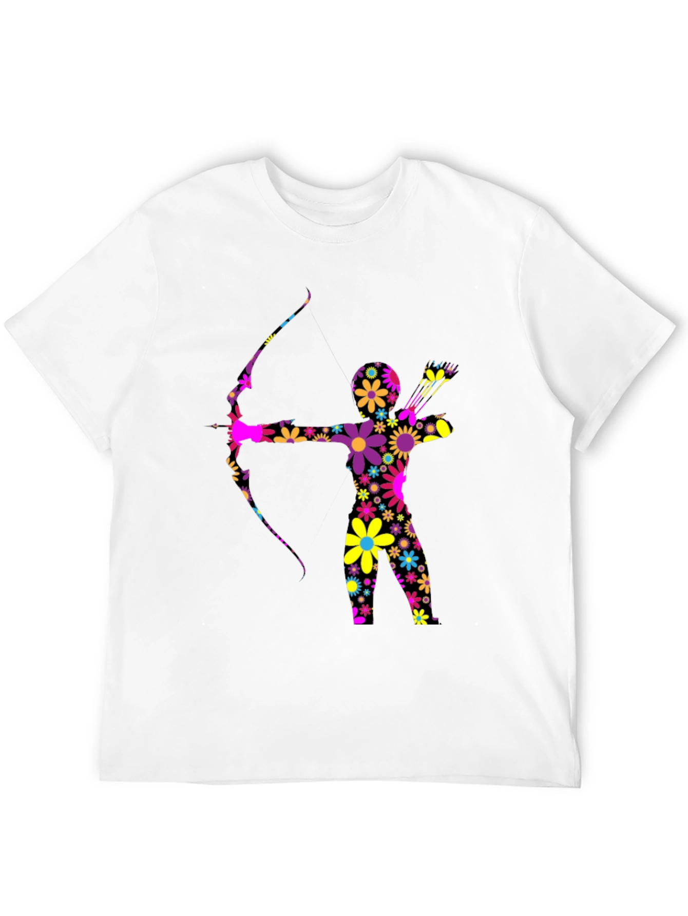 Floral Archer T-Shirt - Mens Graphic Tee