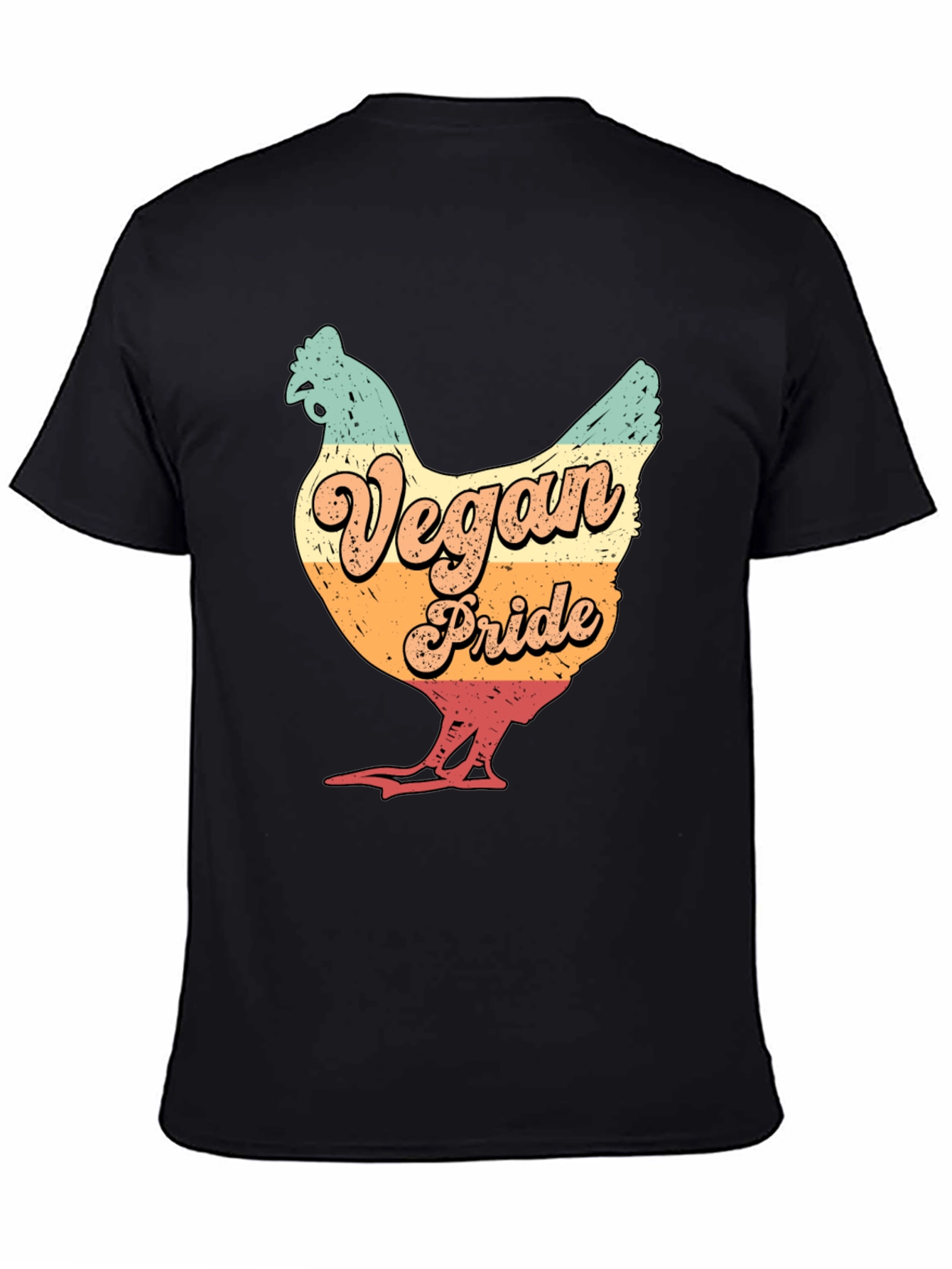 Vegan Pride Chicken Graphic T-Shirt