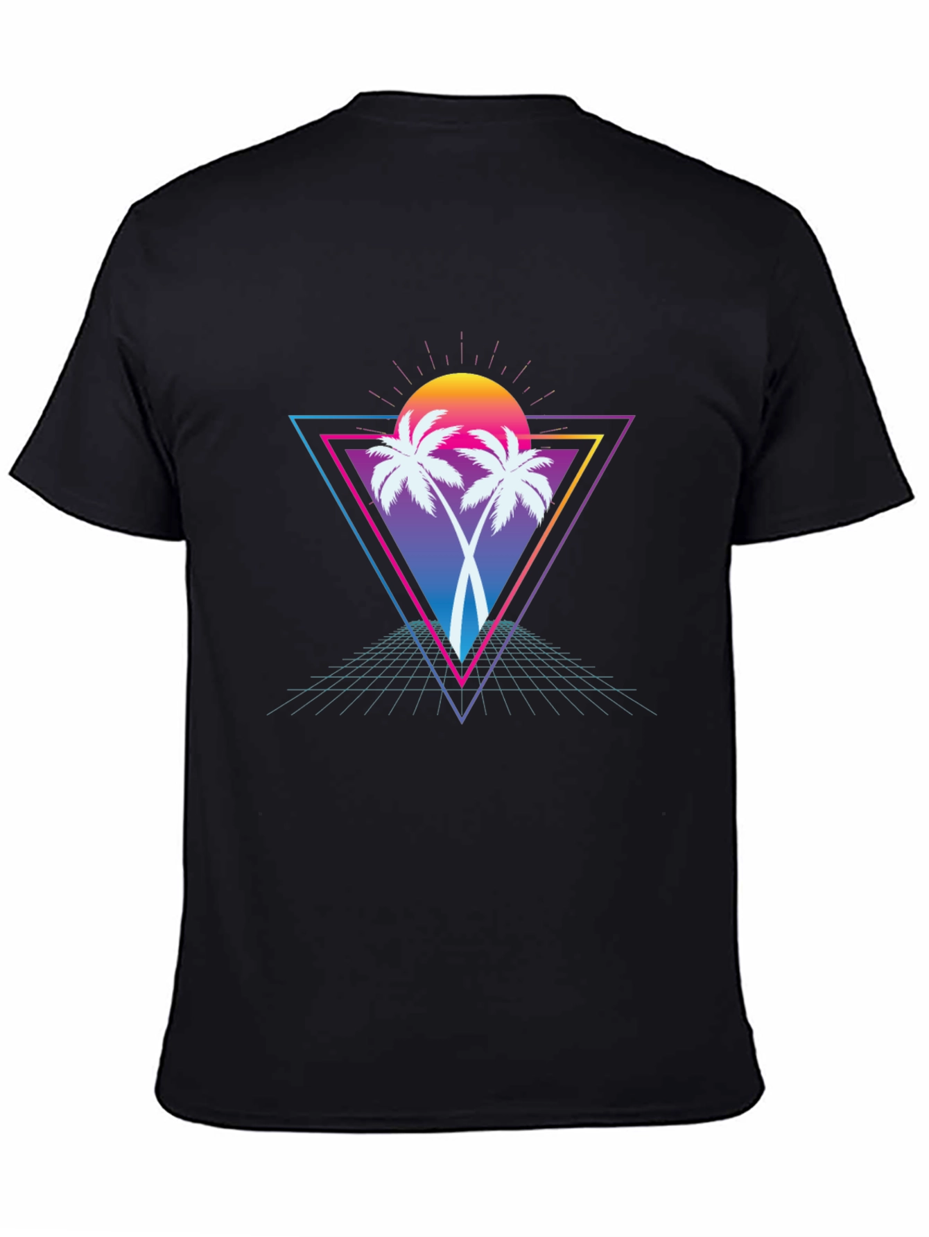 Retro Palm Tree T-Shirt - Vaporwave Style