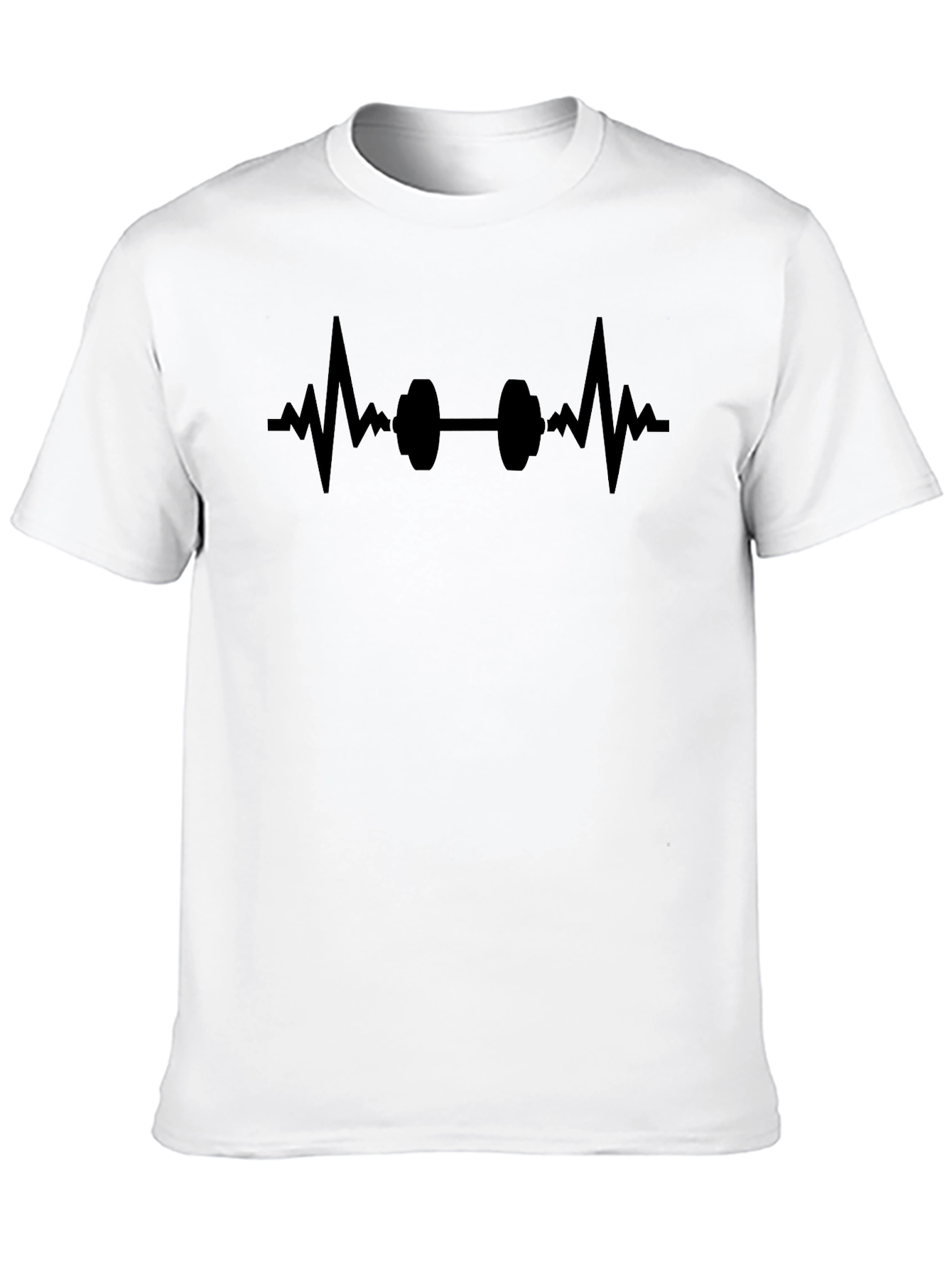 Fitness Heartbeat T-Shirt - Gym Workout Apparel