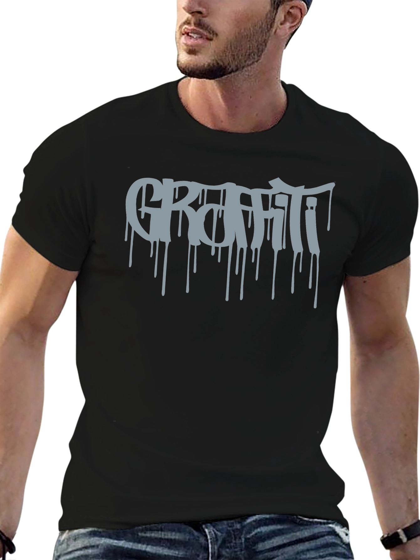 Graffiti Drip T-Shirt - Urban Style