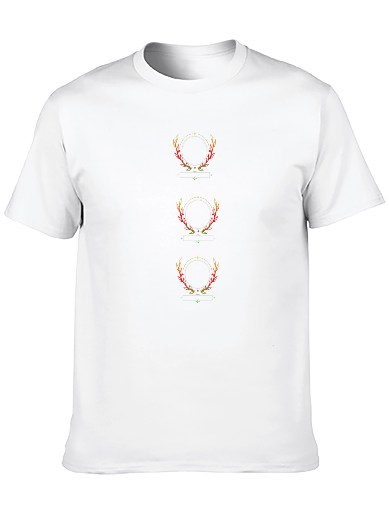Black Graphic Tee - Deer Antler Design