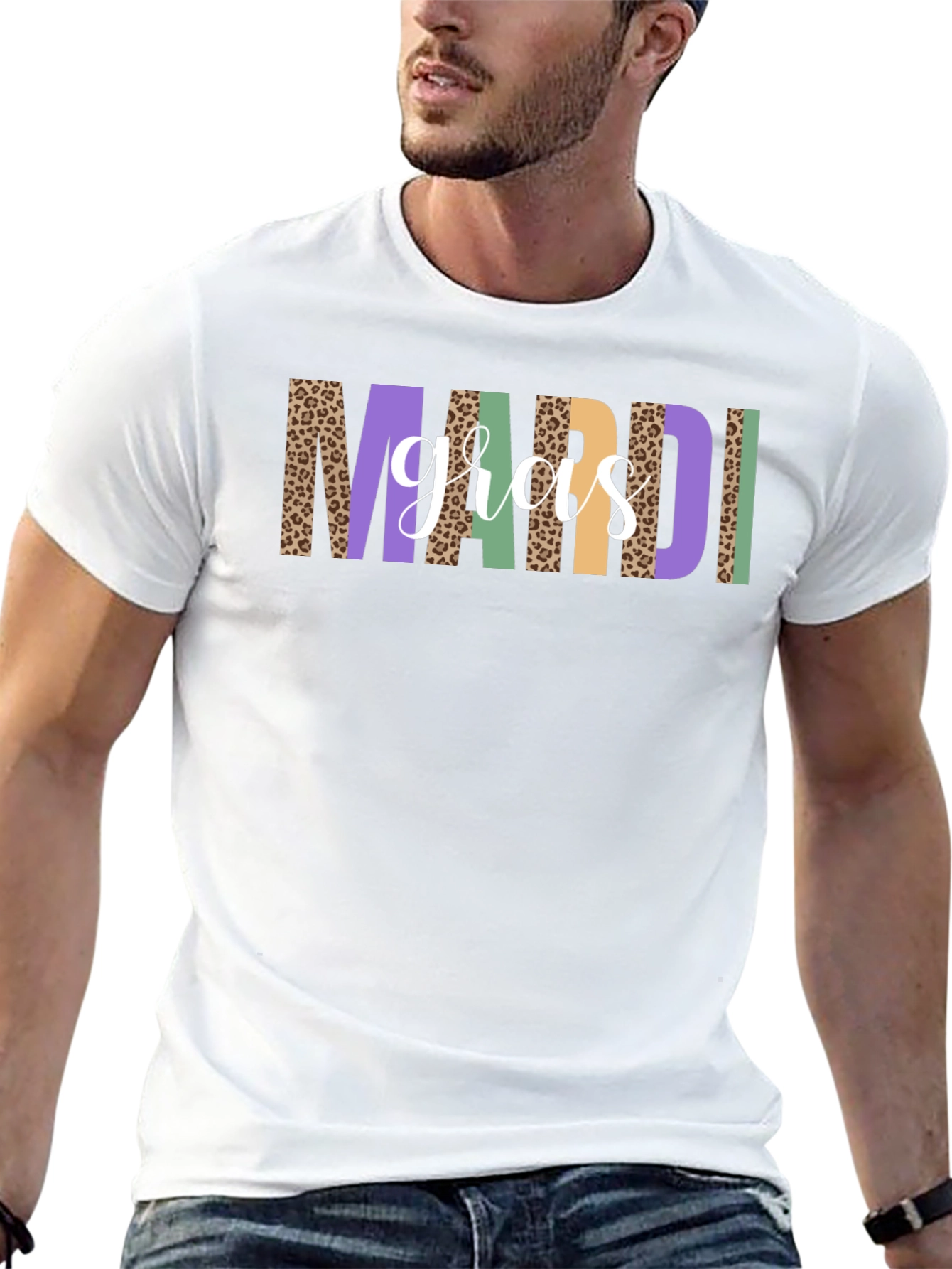 Mardi Gras Graphic Tee - Stylish Celebration Shirt