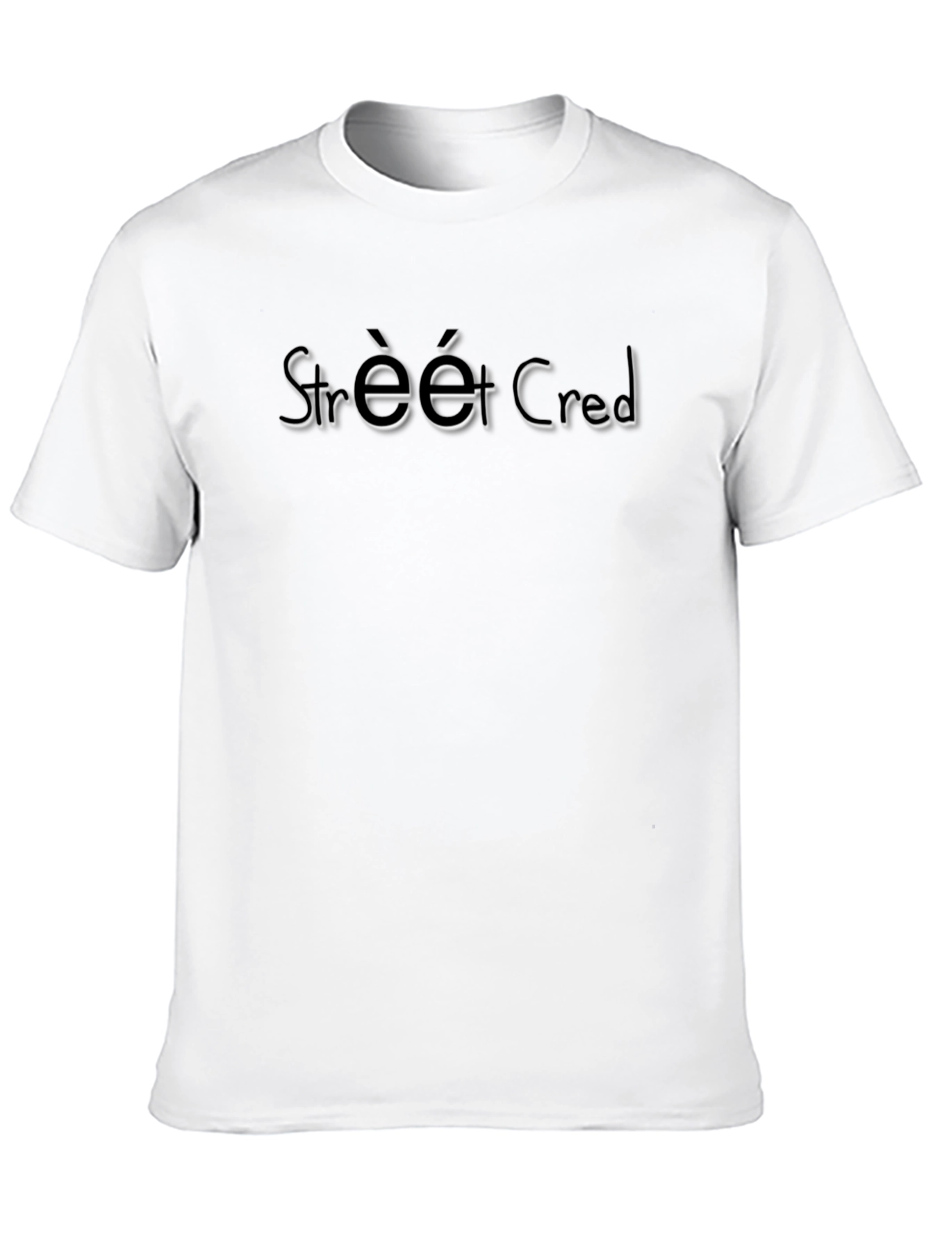 Street Cred Graphic Tee - Black Crew Neck