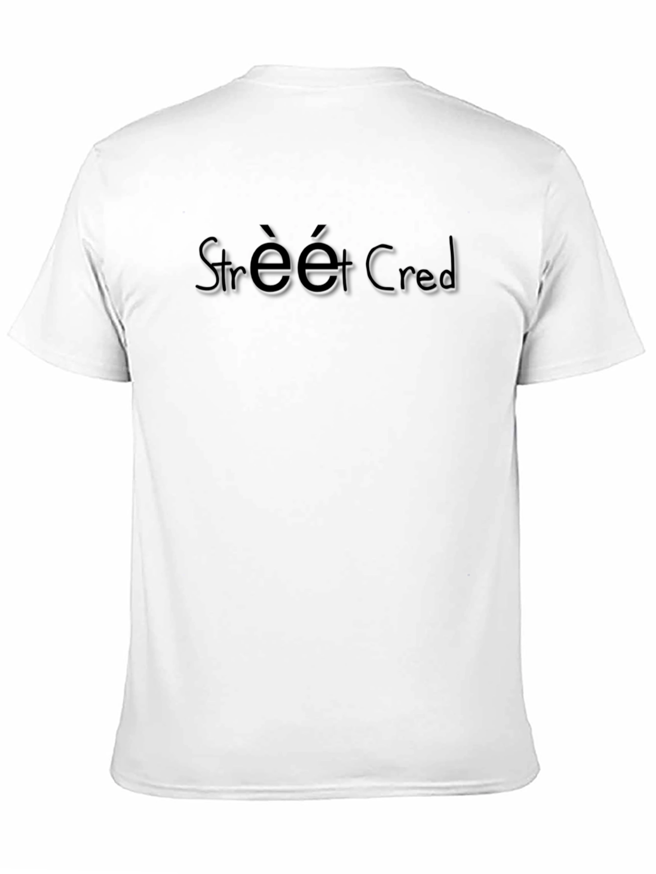 Street Cred Graphic Tee - Black Crew Neck