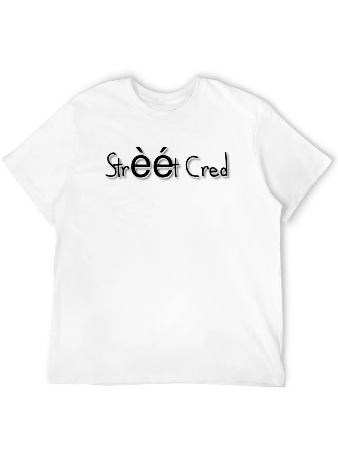 Street Cred Graphic Tee - Black Crew Neck