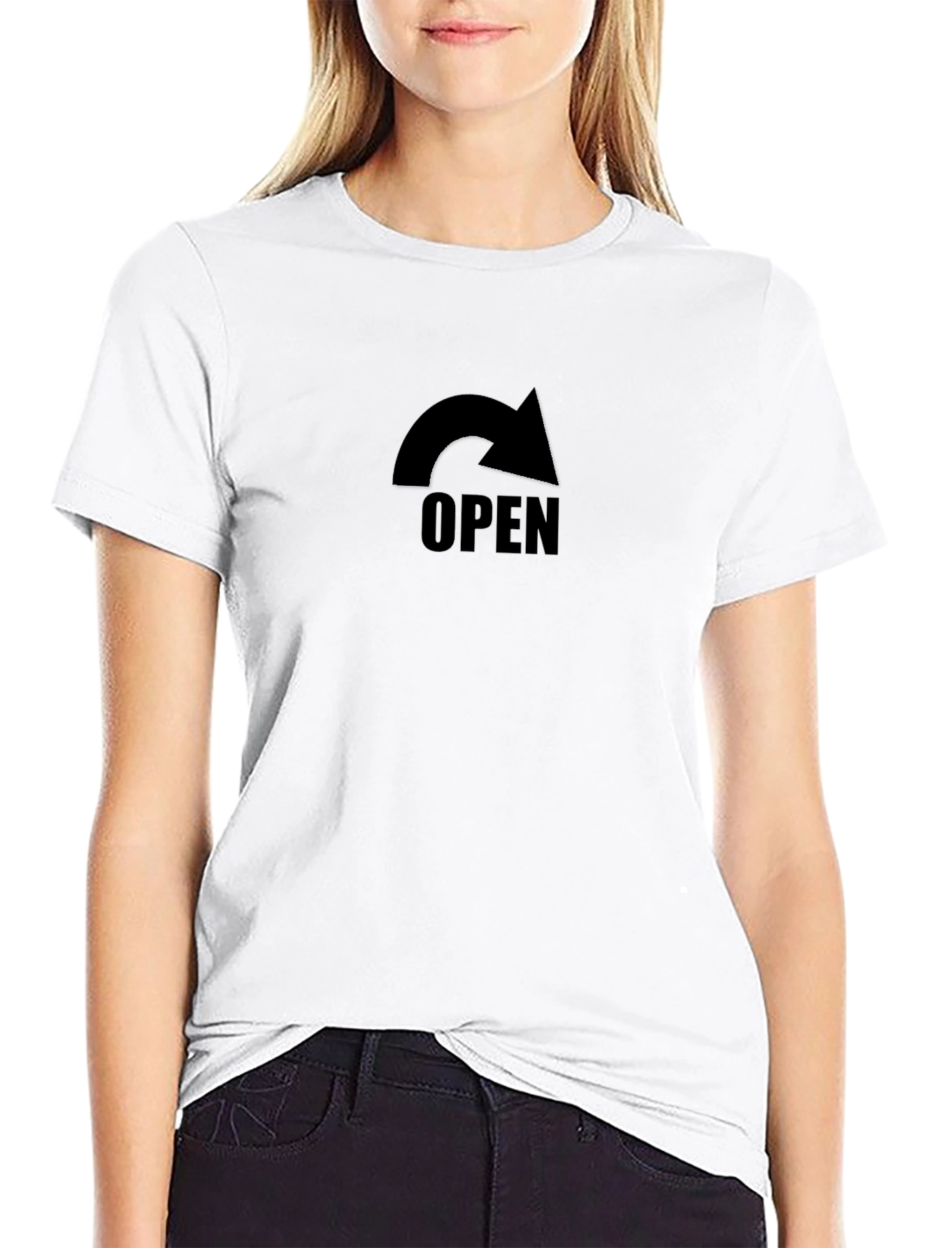 Open Arrow Graphic T-Shirt