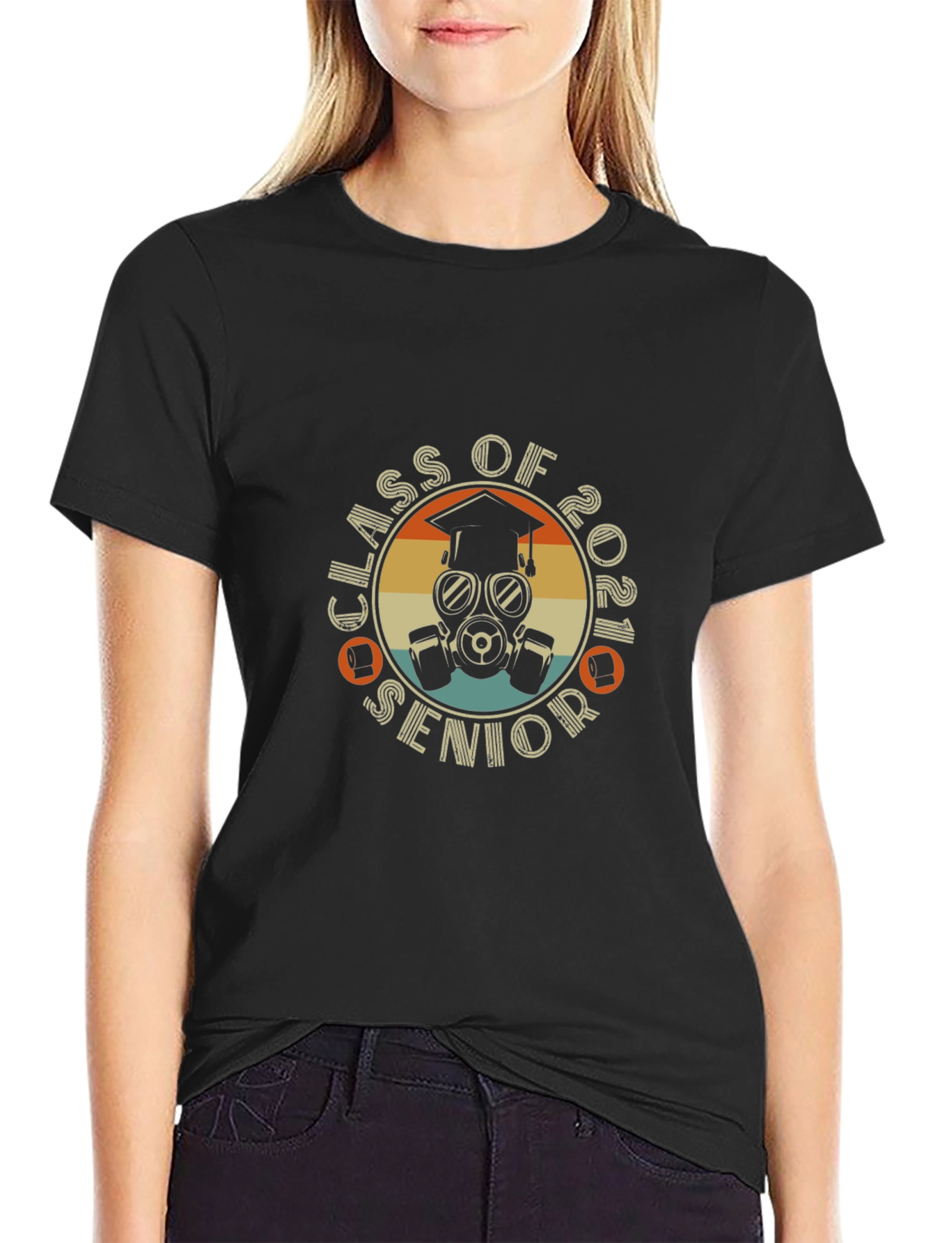 Senior Class of 2021 Gas Mask T-Shirt